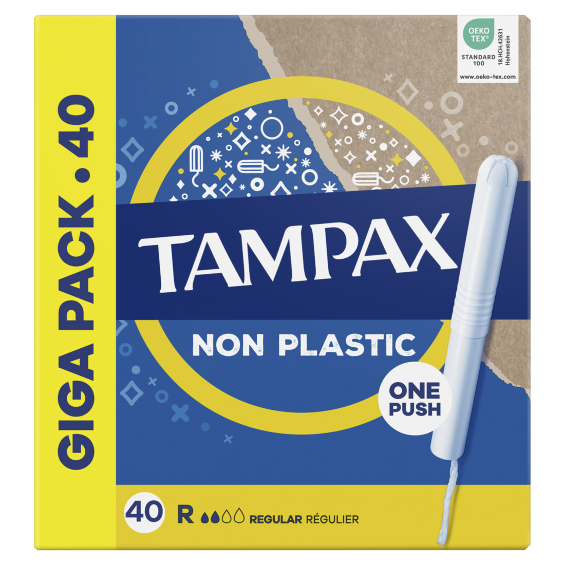 Tampax Tampon Regular - 40 Stuks