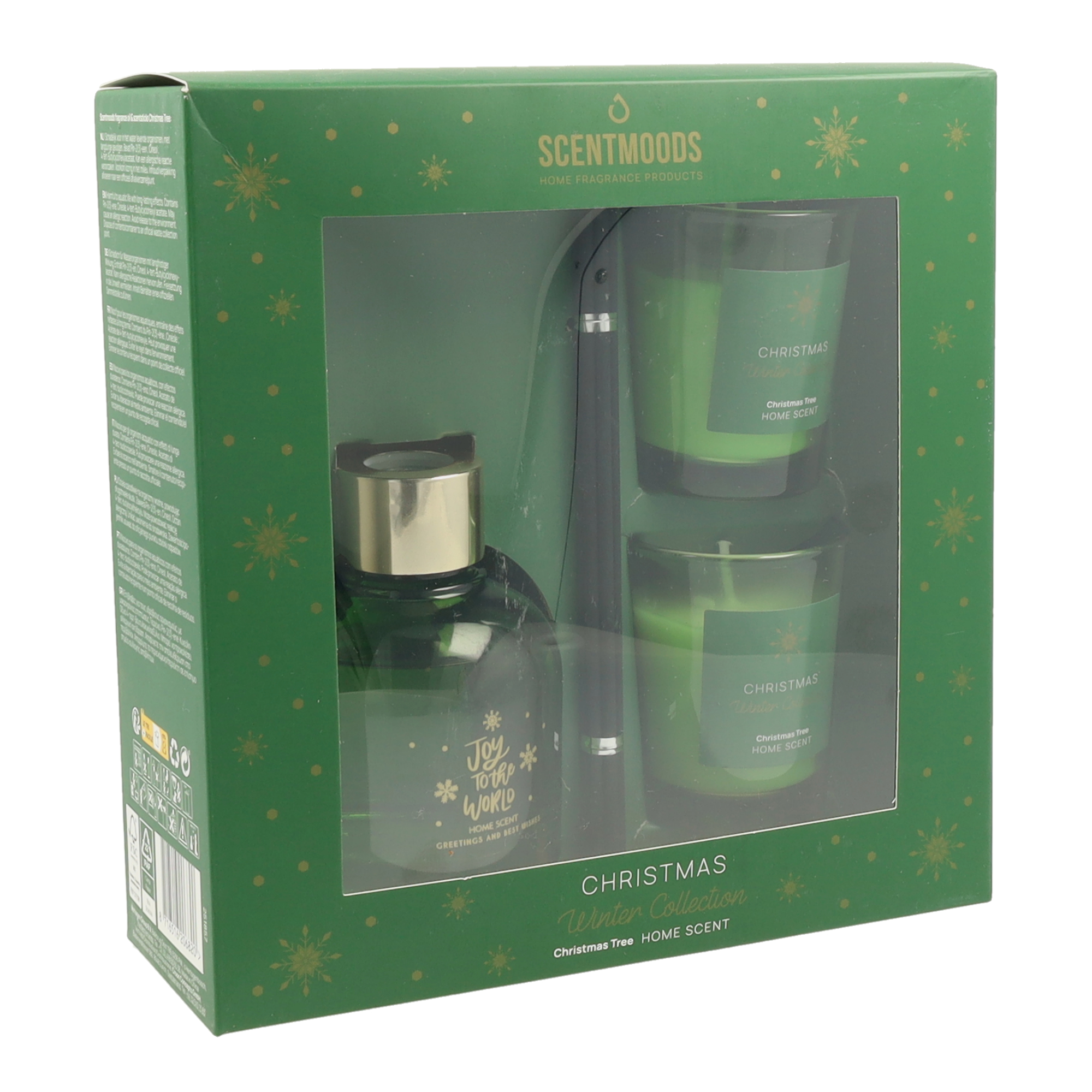 Scentmoods Geurdiffuser & 2 Kaarsen Christmas Tree Set