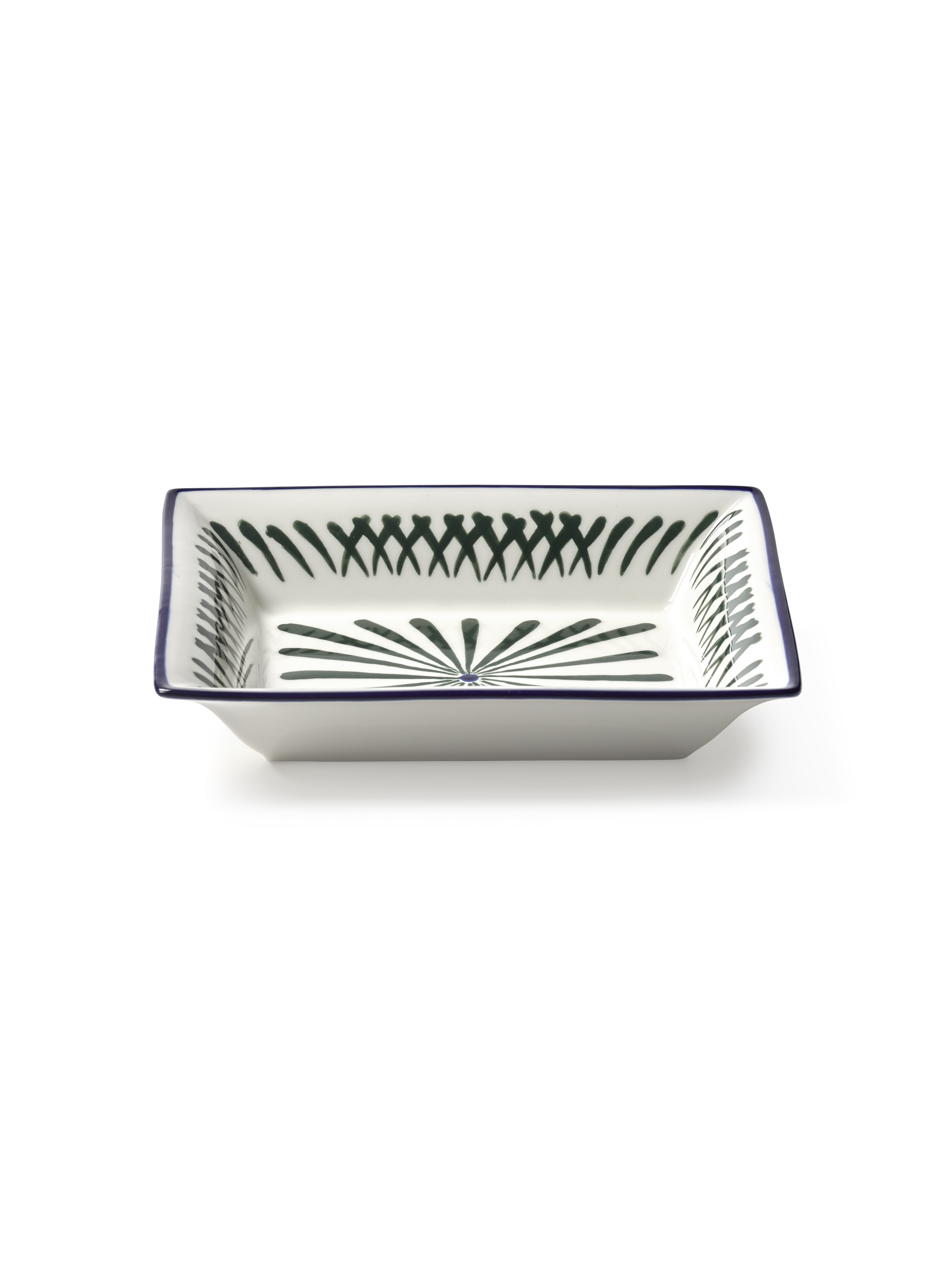 Serax Bord Bazaar Green Blue 20x16.5x4 cm  - Rechthoekig