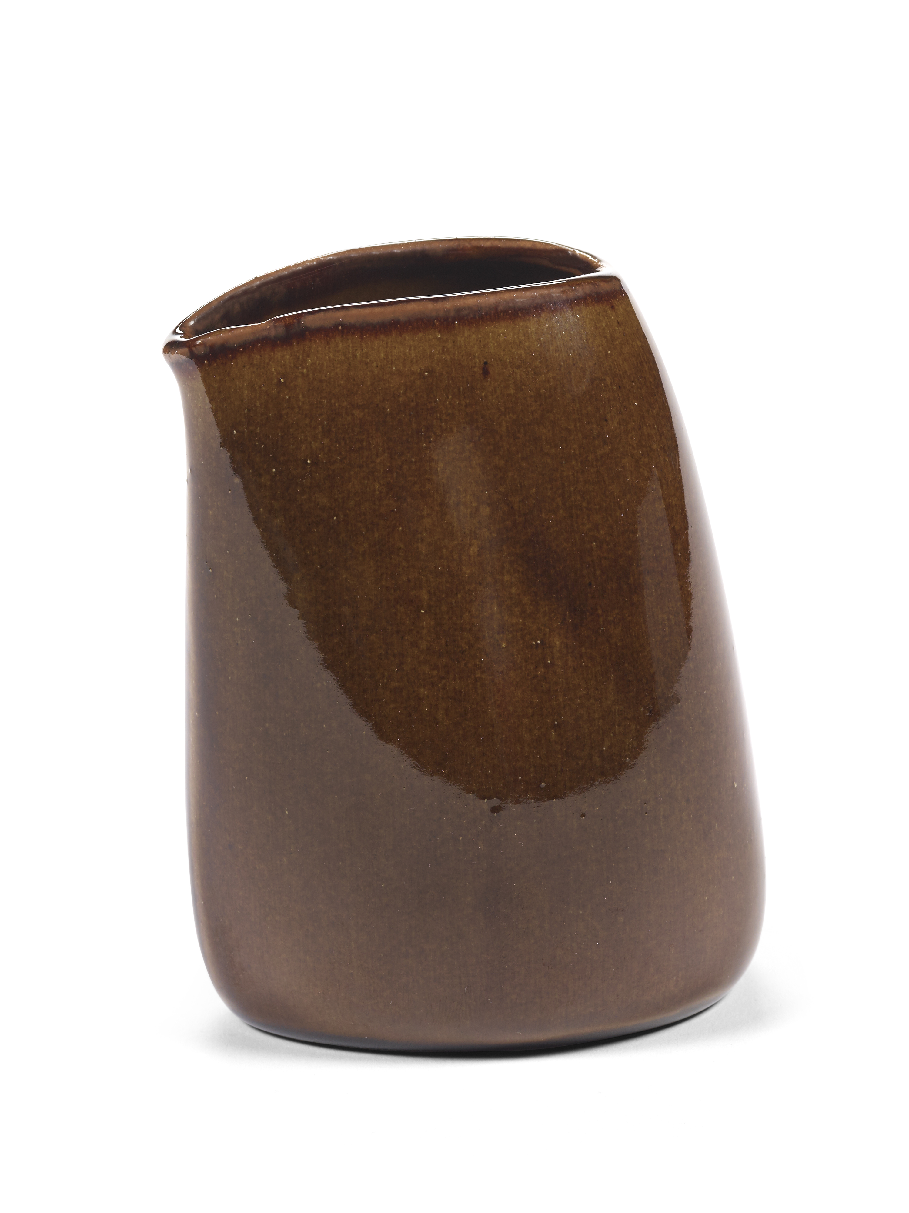 Serax Karaf Out of Lines Ocher - 9.6x8x12.5 cm - by Uncharted