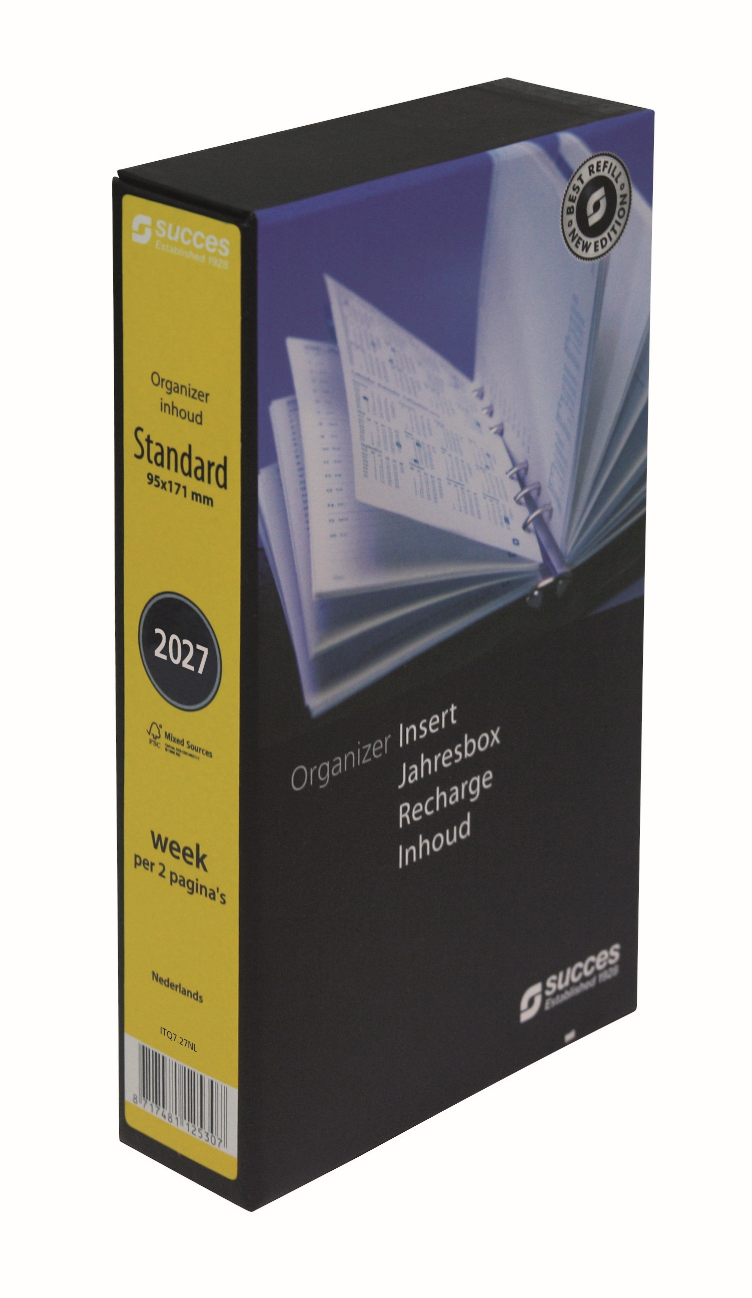 Succes Agenda Inhoud 2027 Standard 1week/2pag Internationaal Wit