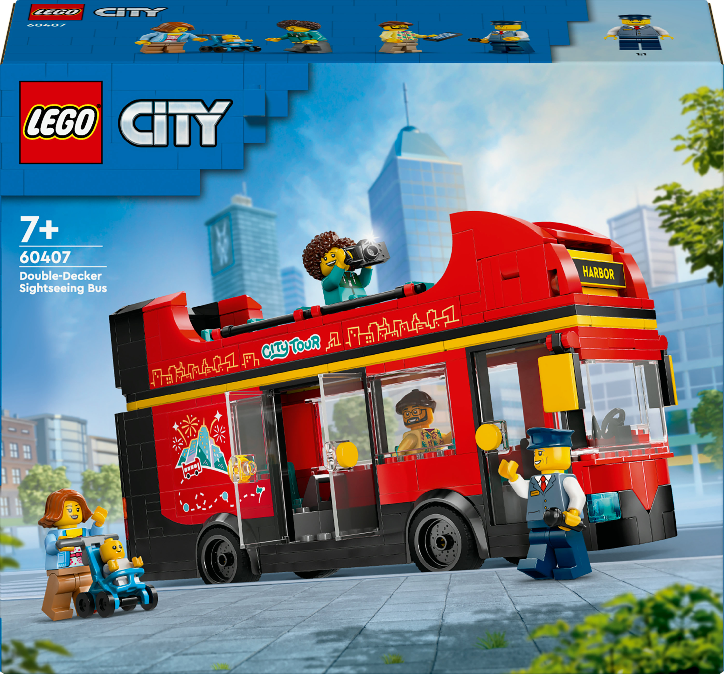 LEGO City 60407 Toeristische Rode Dubbledekker