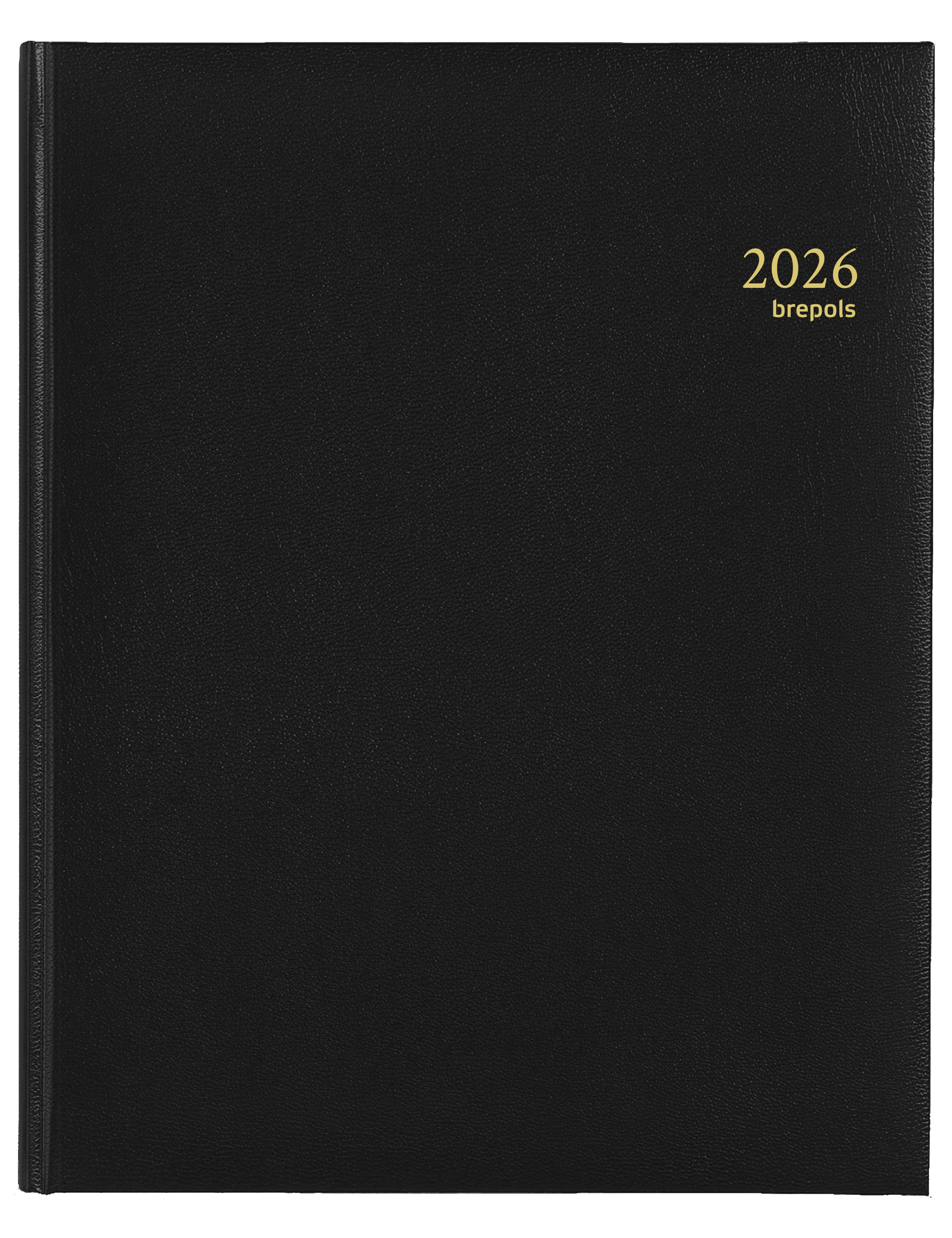 Brepols Agenda 2026 Concorde Lima 1week/2pag Zwart 21x27 cm