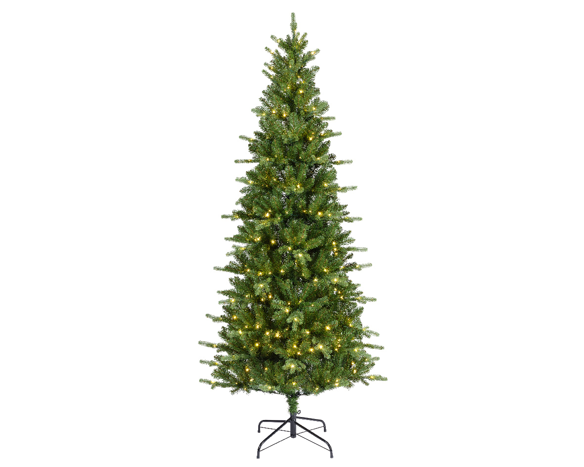 Kerstboom Micro LED Killington Green 180x93 cm - 861 Tips - 280 leds - Warm Wit - PE/PVC