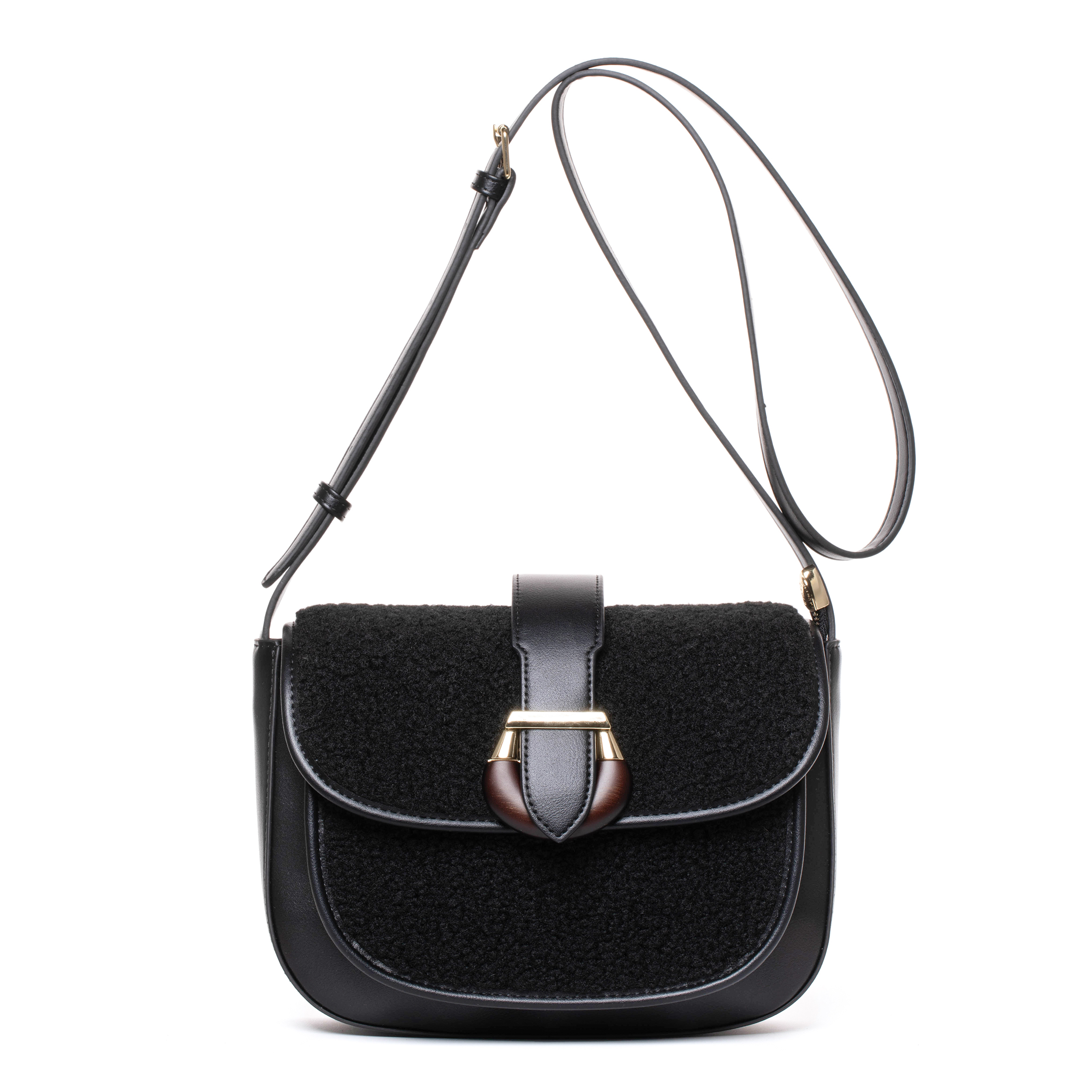 Laurent David Crossbody Violet Black