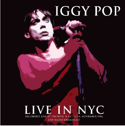 Iggy Pop - New York City 1986 LP Best of Live