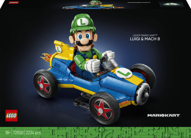 Lego Super Mario 72050 Mario Kart# Luigi en Mach 8