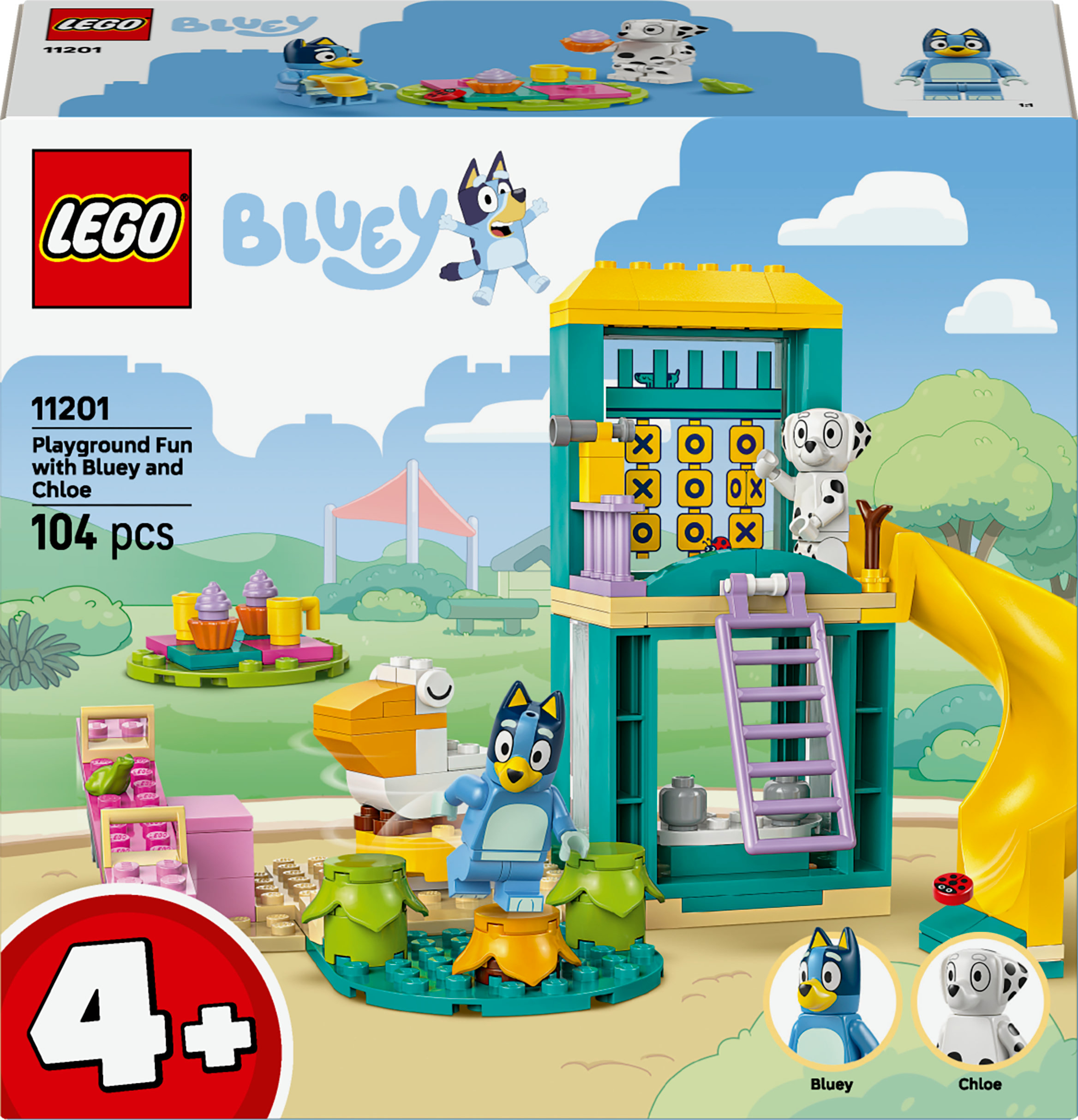 Lego Bluey 11201 Bluey en Chloë in de Speeltuin