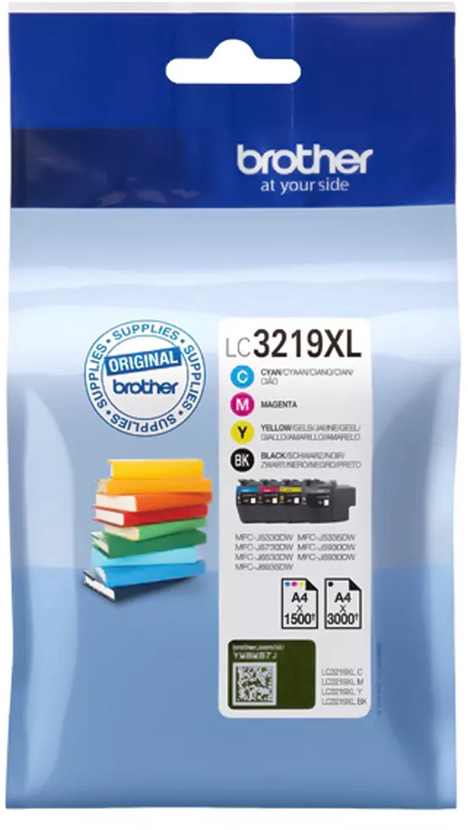 Brother LC3219XLVAL Cartridge XL 3 Kleuren en Zwart
