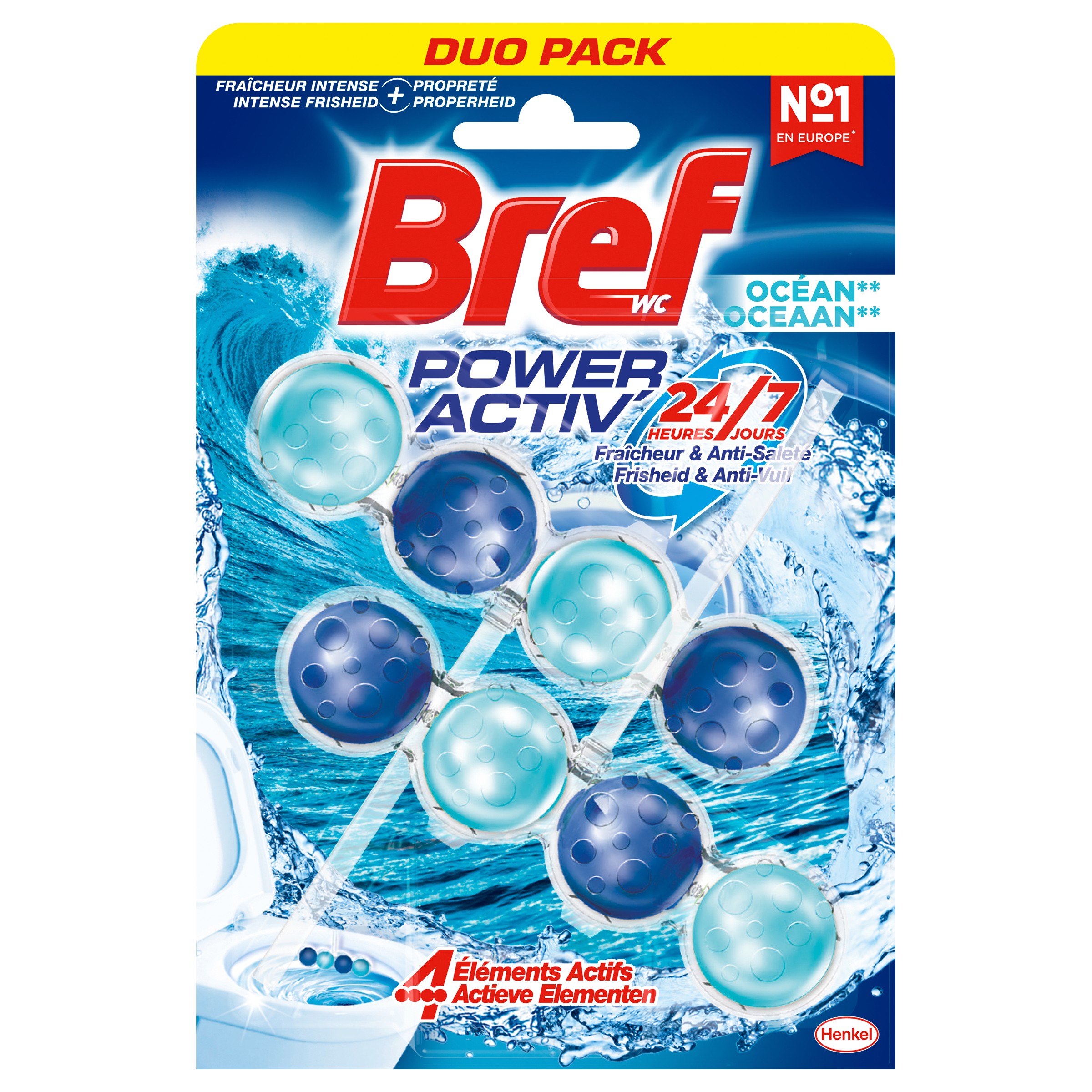 Bref WC-Balls Power Active Ocean 2x50 g