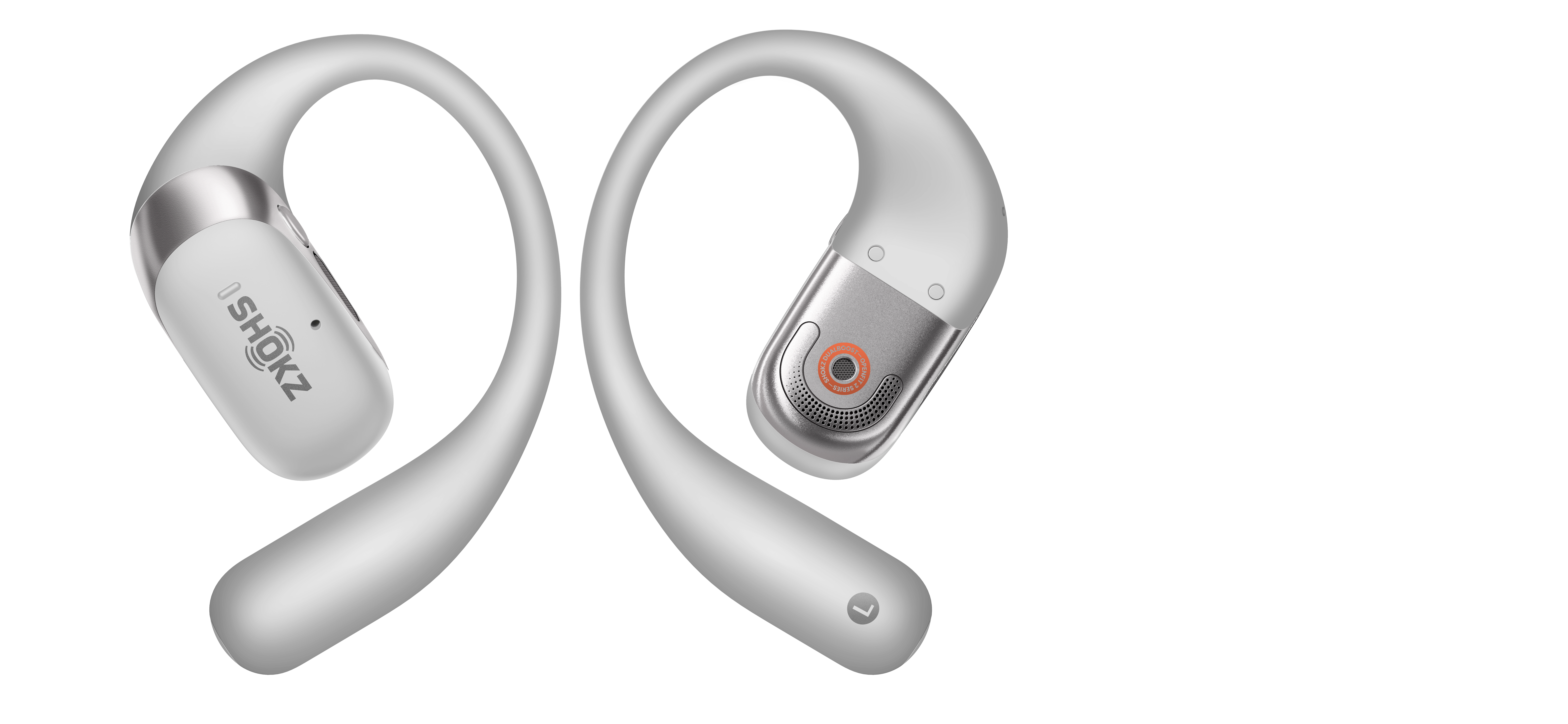 Shokz OpenFit 2+ Dolby Open-Ear Oortjes Grijs