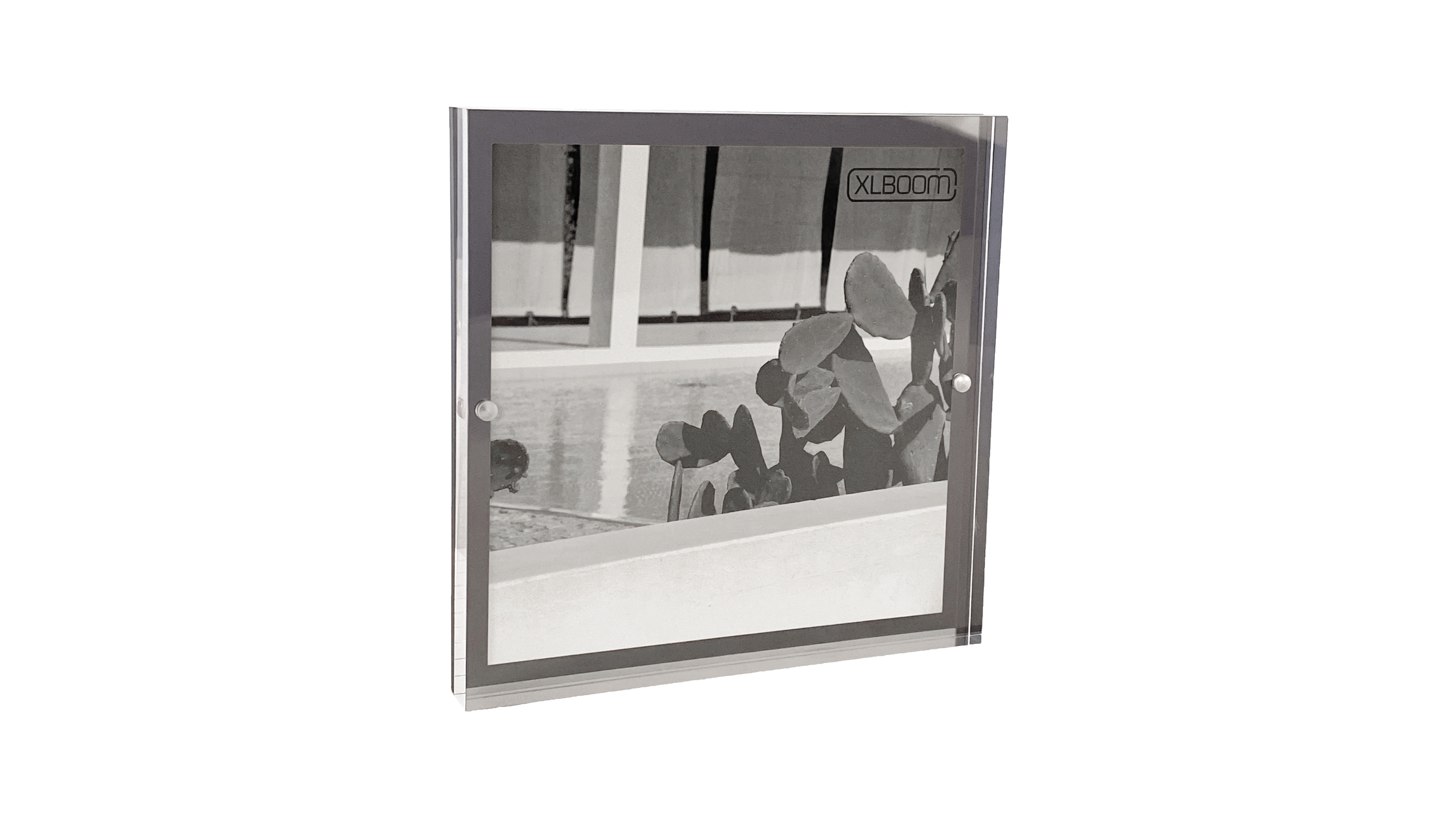 XLBoom Fotokader 18x18 cm Magnetic Frame Dark Grey - Acryl