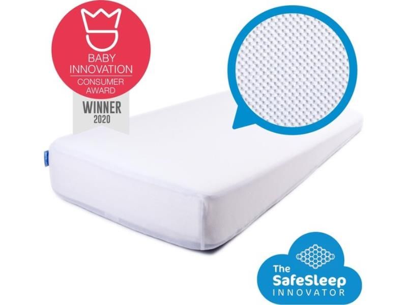 Aerosleep Hoeslaken Premium Speciaal Luchtdoorlatend Wit 140x70 cm