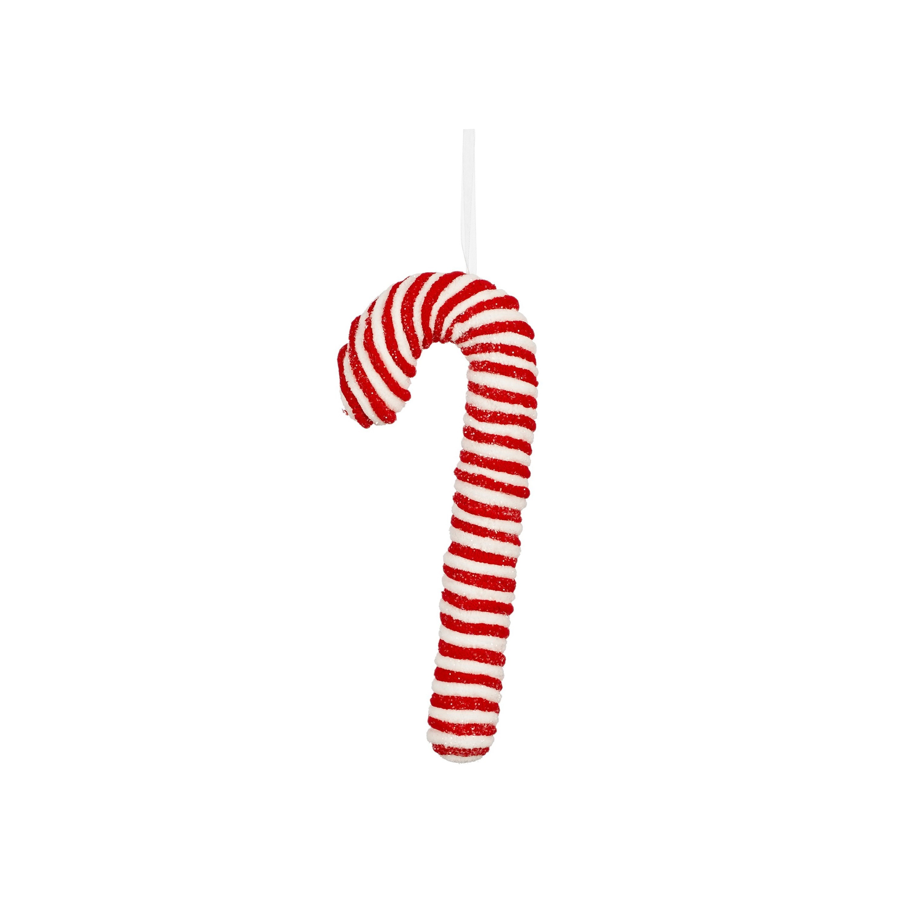 Boomhanger Mica Zuurstok 10x4x26 cm - Rood/Wit