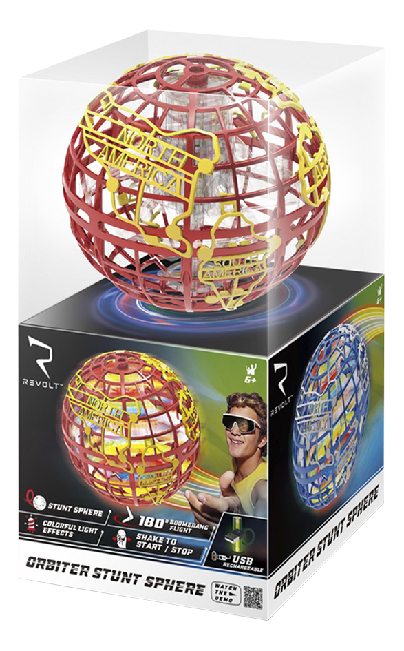 Revolt Orbitz Stunt Sphere, Vliegende wereldbol, Bediening met de handen