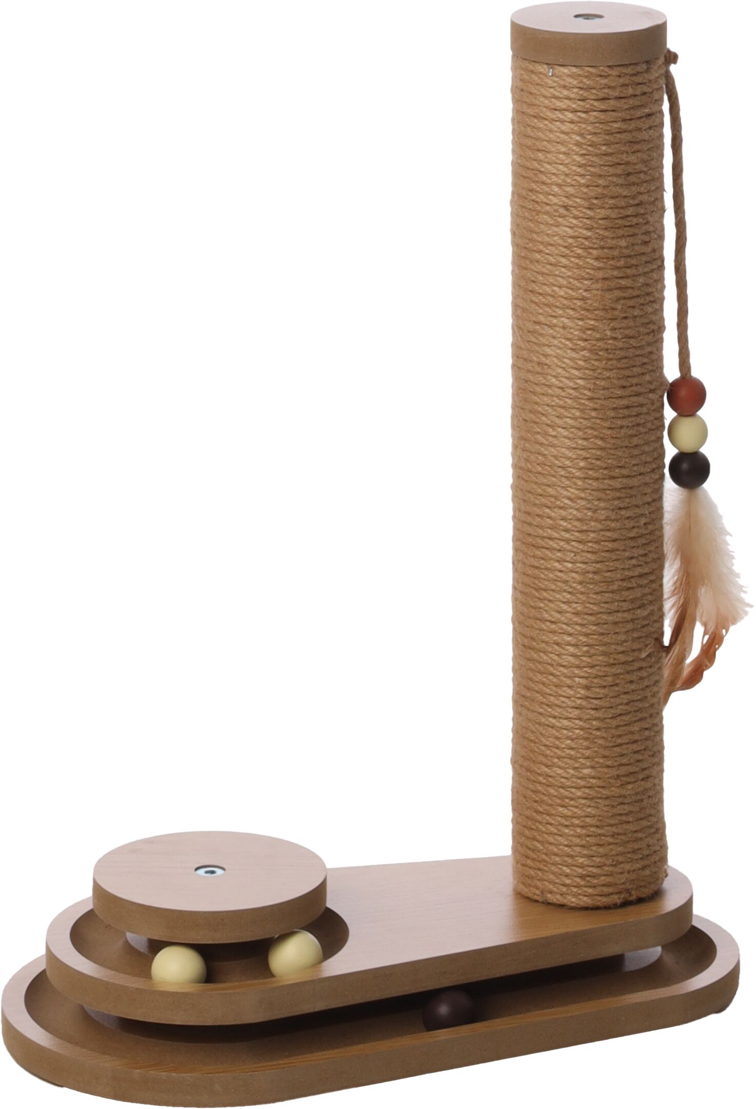 Flamingo Krabspeelgoed Jute Volta 35x19x46 cm Bruin