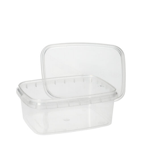 PapStar Delicatessen Cup 250 ml PP met Deksel - 50 stuks - 8.6x4x11 cm