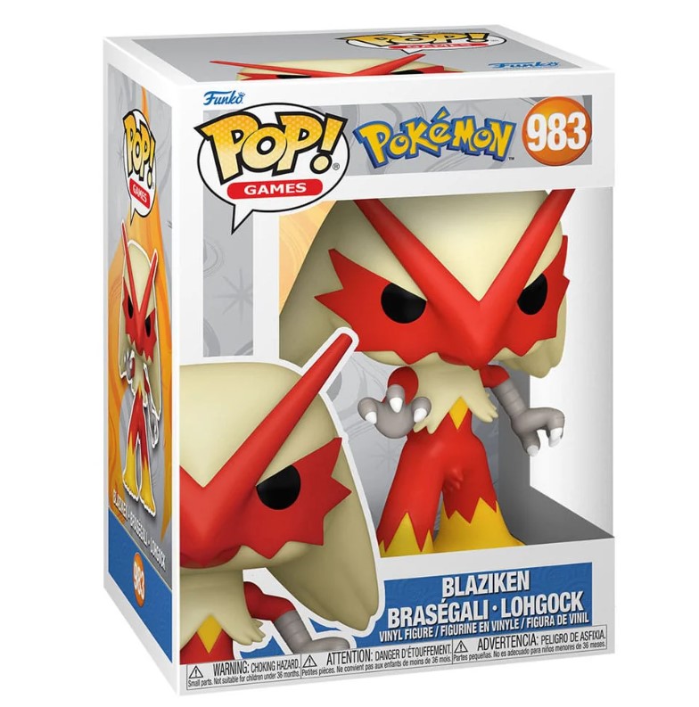 Funko Pop! Games - Pokémon: Blaziken 983 Funko Pop! Games - Pokémon: Blaziken 983