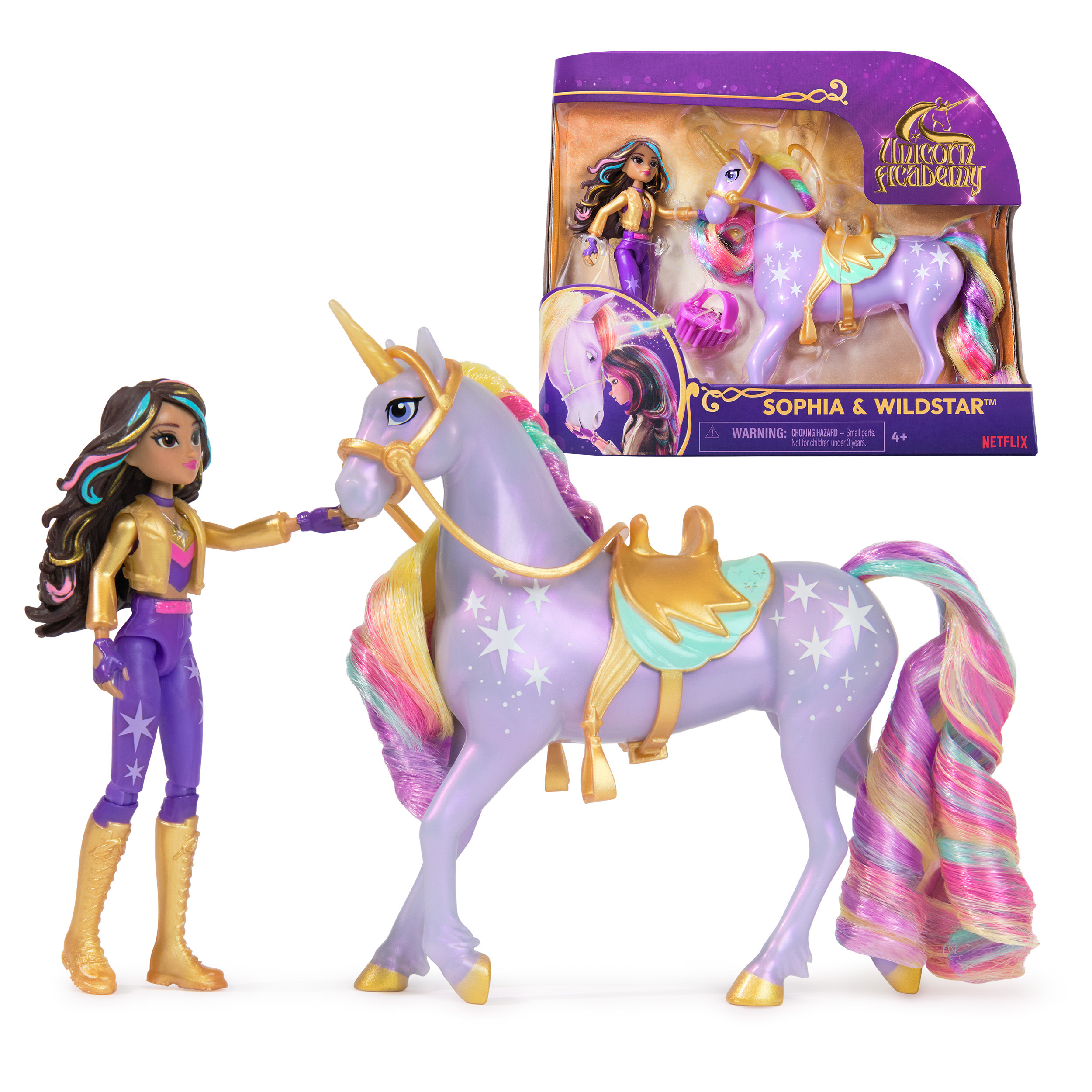 Unicorn Academy Pop Sophia & Unicorn Wildstar 11,5cm & 12,5cm