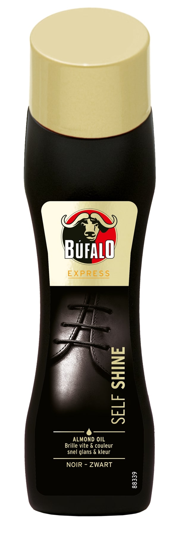Bufalo Schoencreme Snelglans - 75ML Zwart