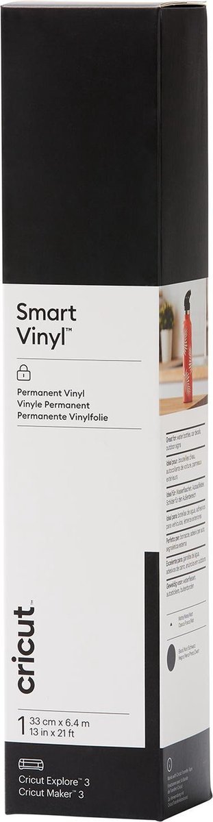 Cricut Smart Vinyl Permanent 33x640 cm - Zwart (1 vel)