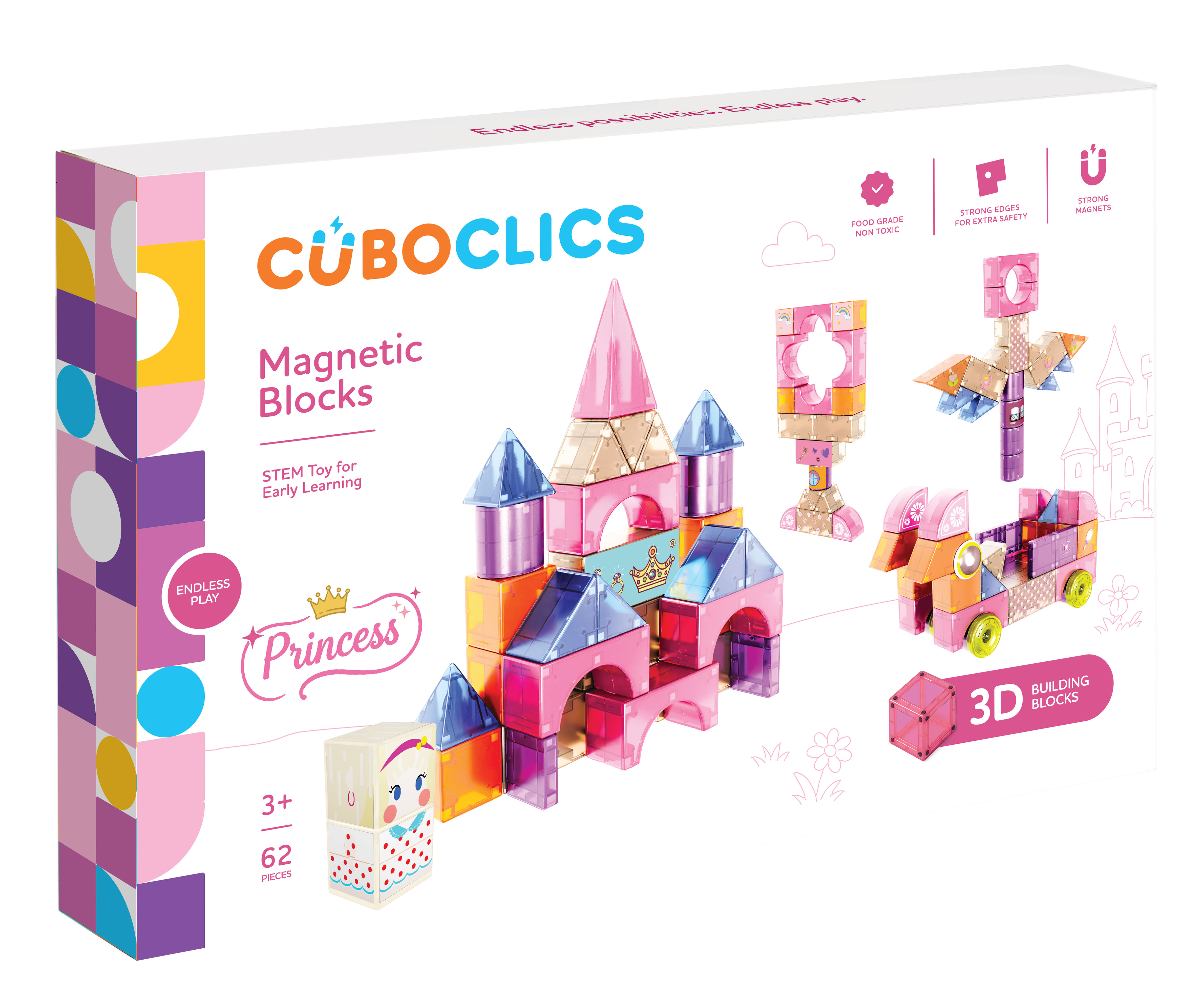 Cubo Clics - Princess Set 62 Stuks