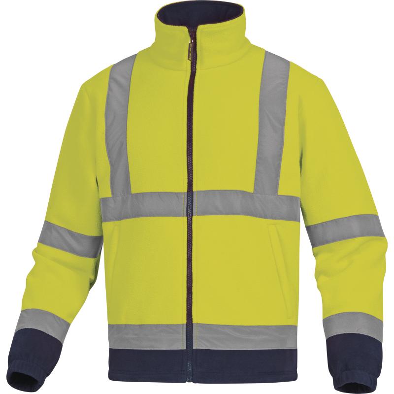 Delta Plus Cardigan Zenith Fleece Signalisatie Geel - XXXLarge