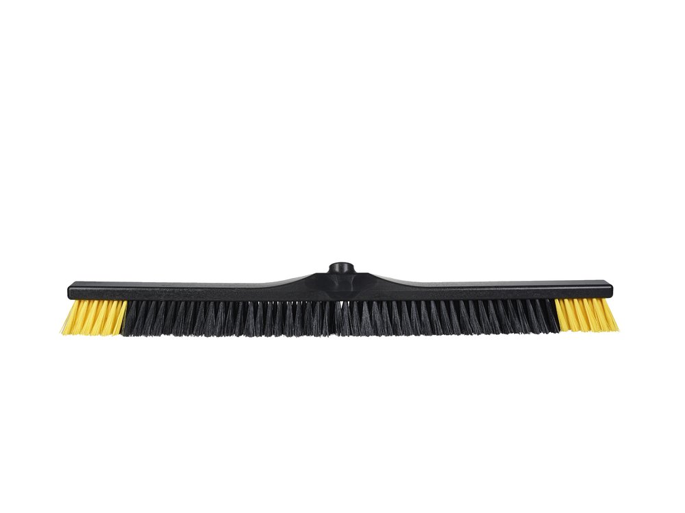 Safebrush Kamerveger Recht Combi Zwart-Geel 80cm