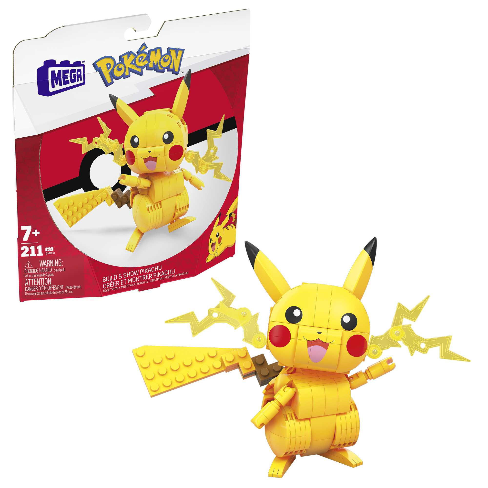 Mega Construx Pokemon Build and Show Pikachu