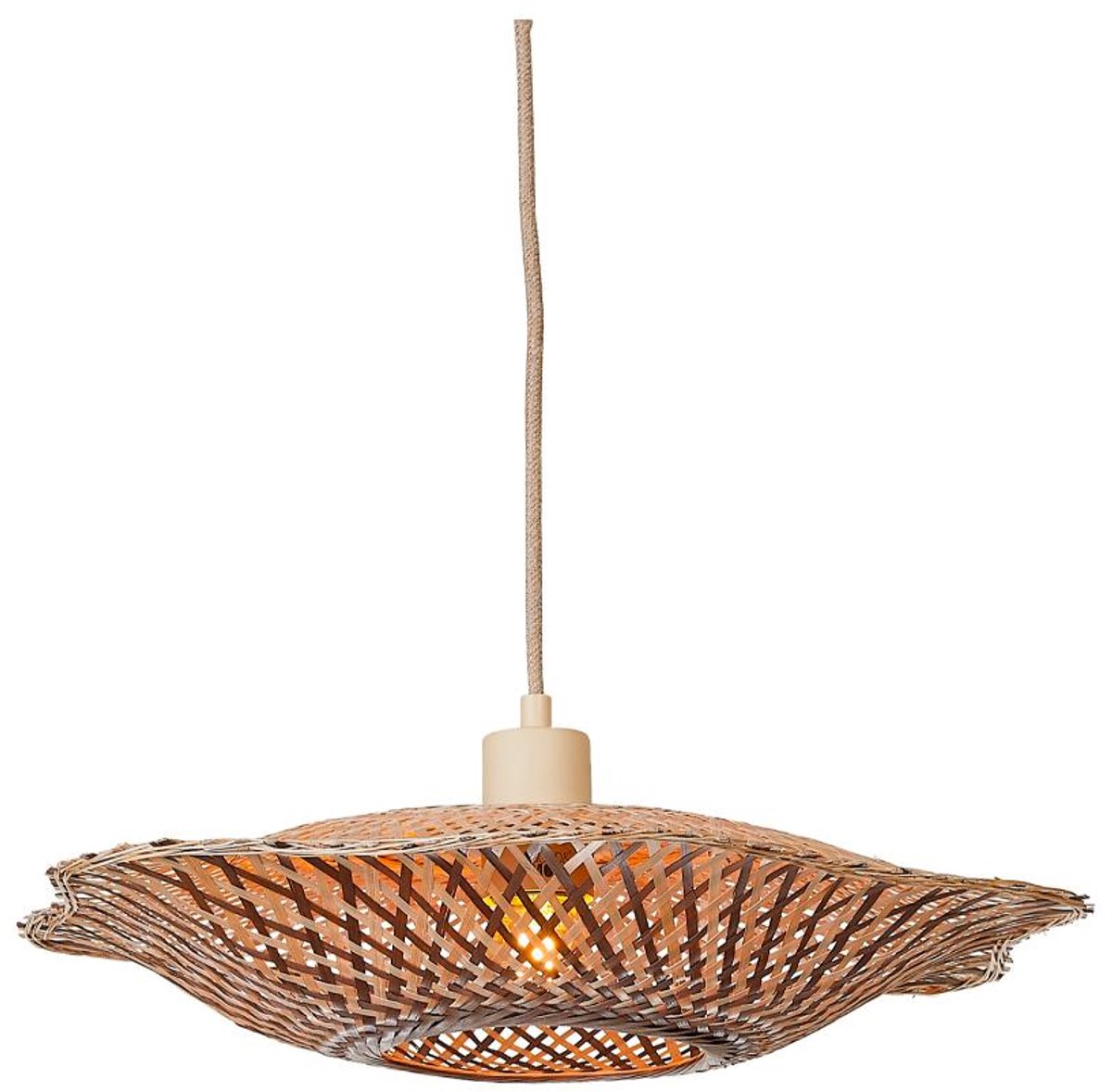 Good & Mojo Madura Hanglamp Bamboe small 44 cm Naturel Bruin