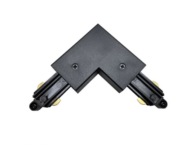 Fantasia Track Verlichting Mono fase L-connector zwart buiten aarding