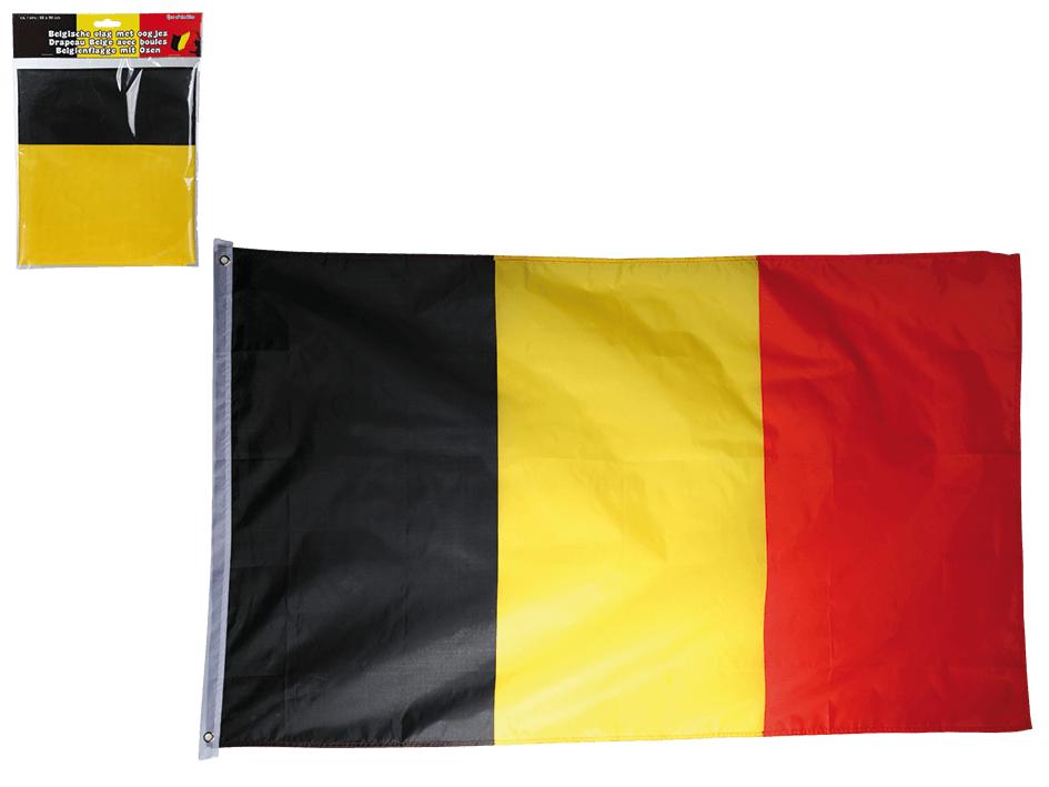 Vlag met ringen Belgium 60x90cm
