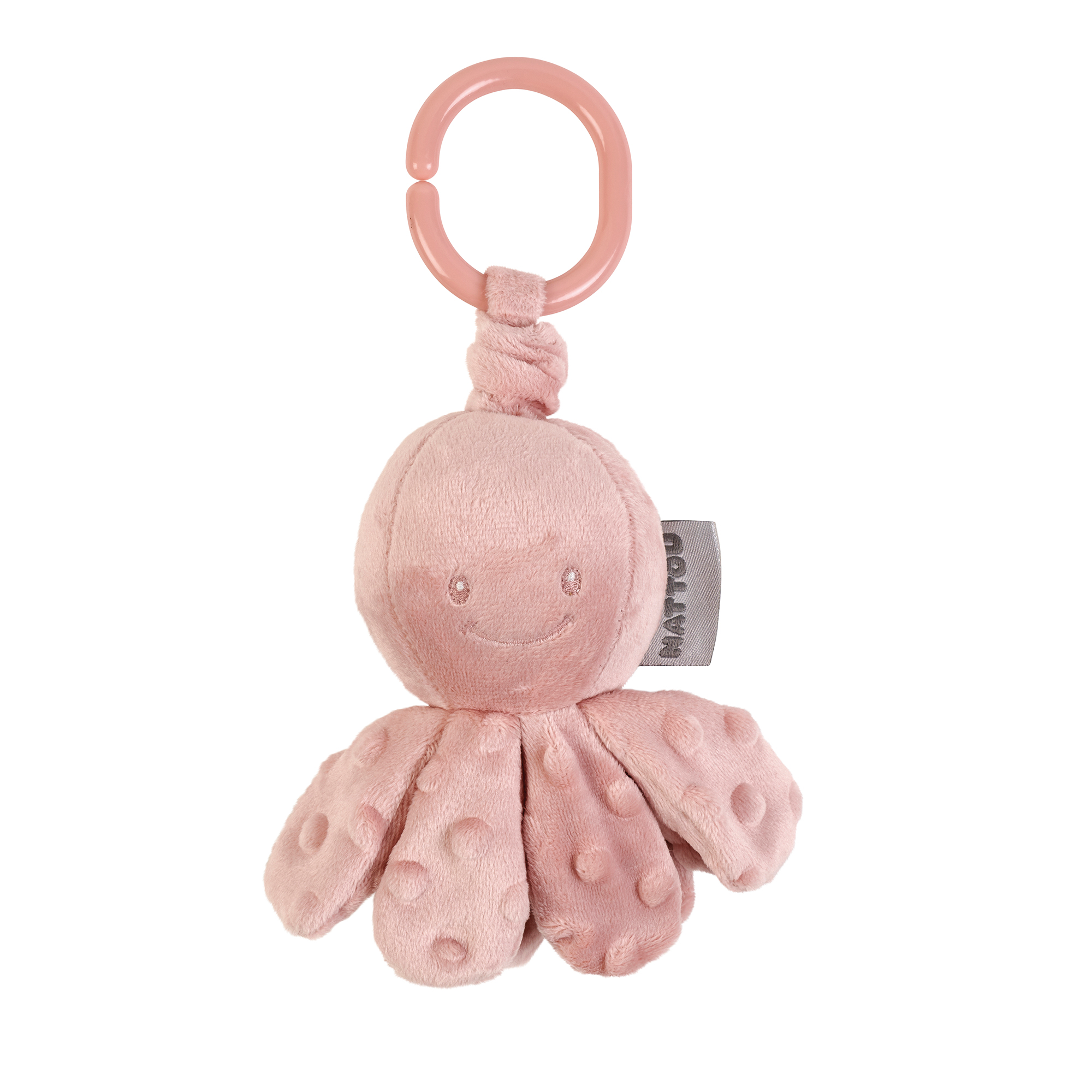 Nattou Lapidou Octopus Vert cuivré 25 cm