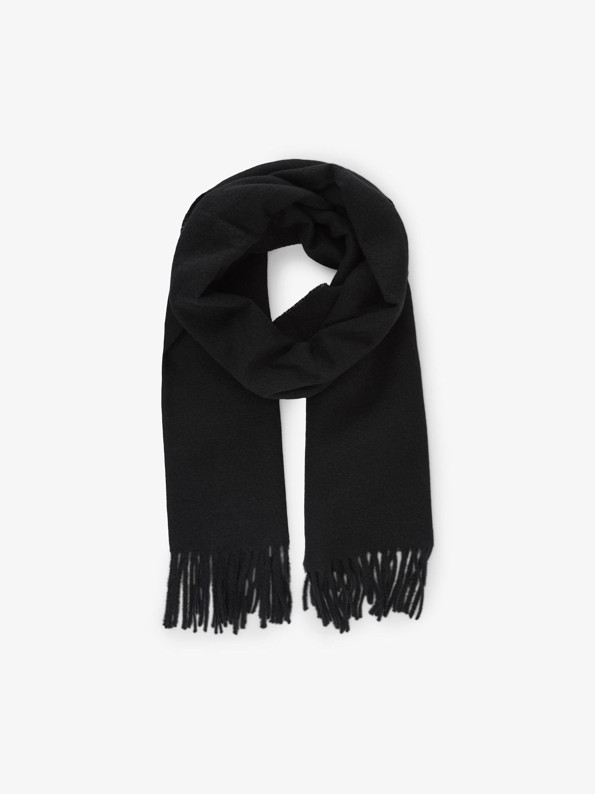 Pieces Sjaal Cella  Structure Black - One Size