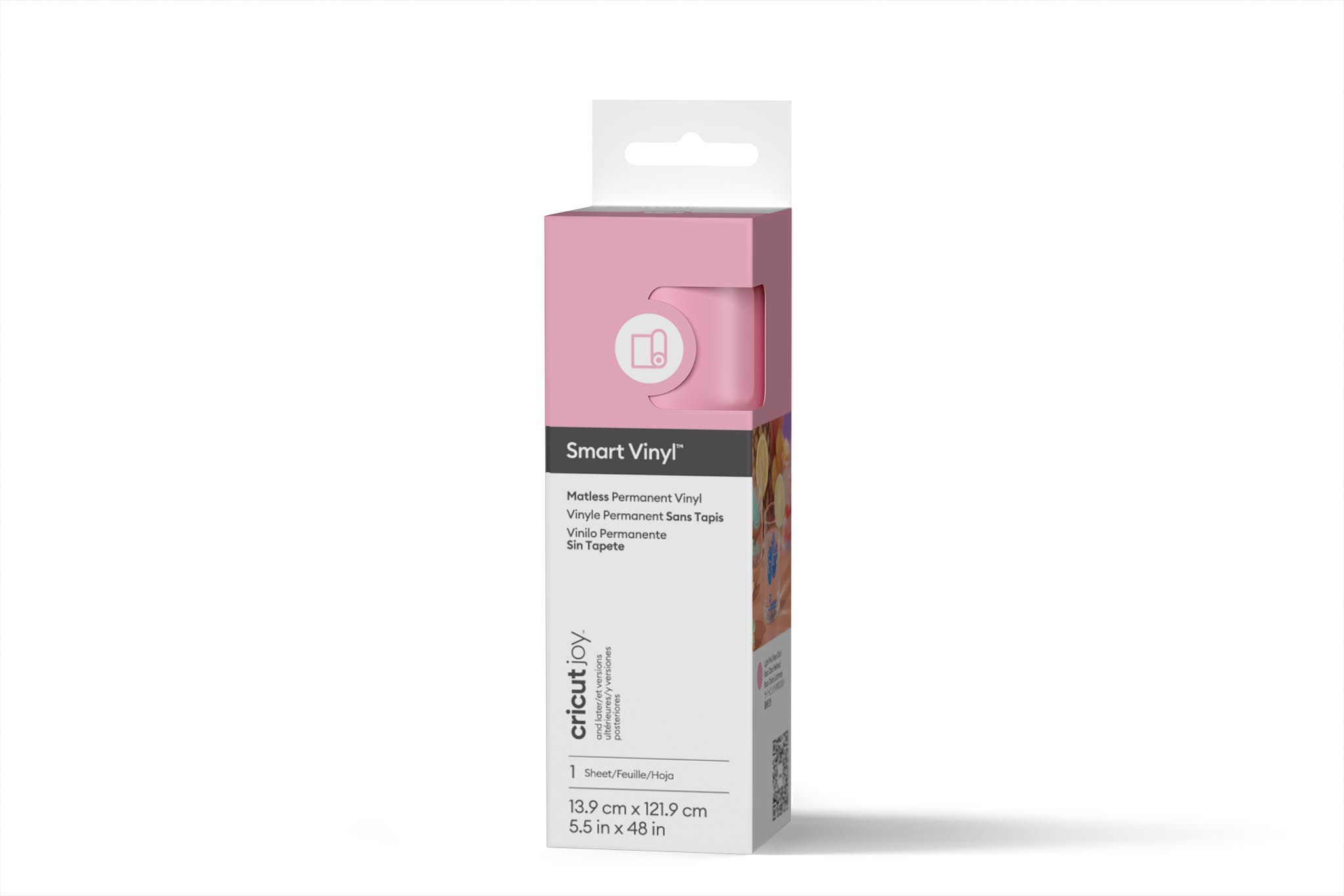 Cricut Joy Smart Vinyl Permanent - 14x122cm Lichtroze Mat 1 vel