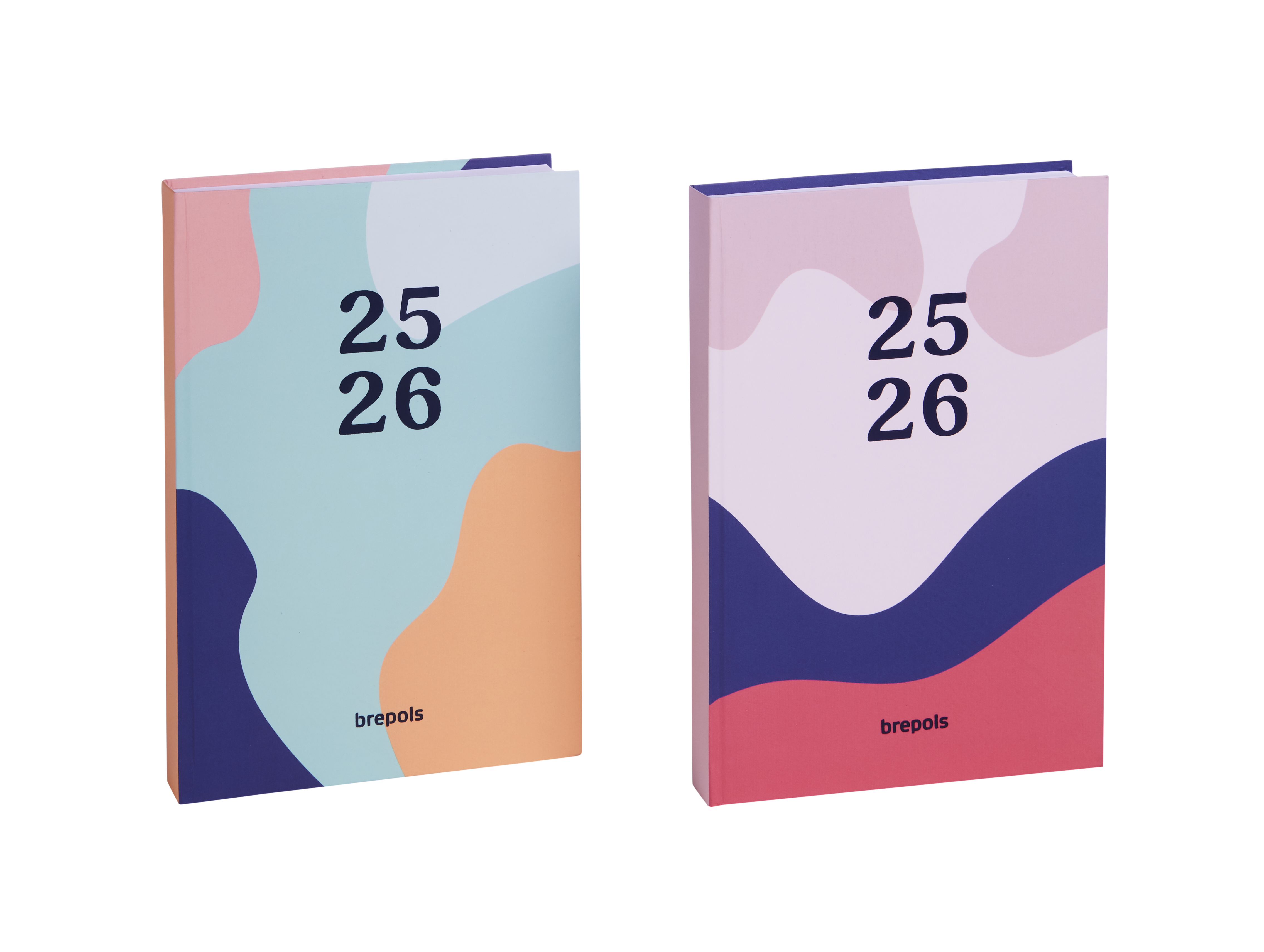 Brepols Schoolagenda 2025-26 Student Color Camo 1week/2pag assorti 9x16 cm - per stuk