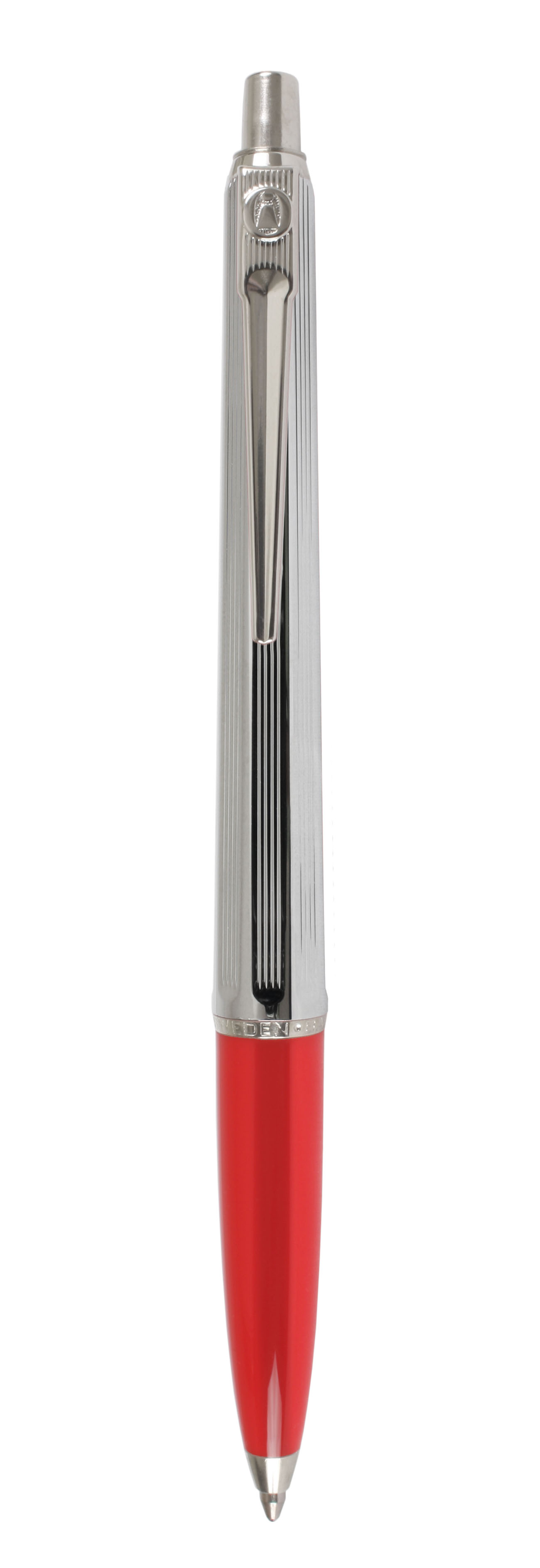 Ballograf Balpen Epoca Chrome Rood Blauw Schrijvend