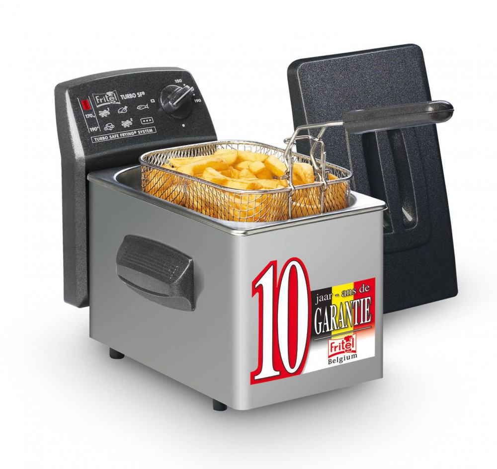 Fritel Turbo SF 4050 - 2 l - 2000 W Rechthoekige Friteuse met Koude Zone