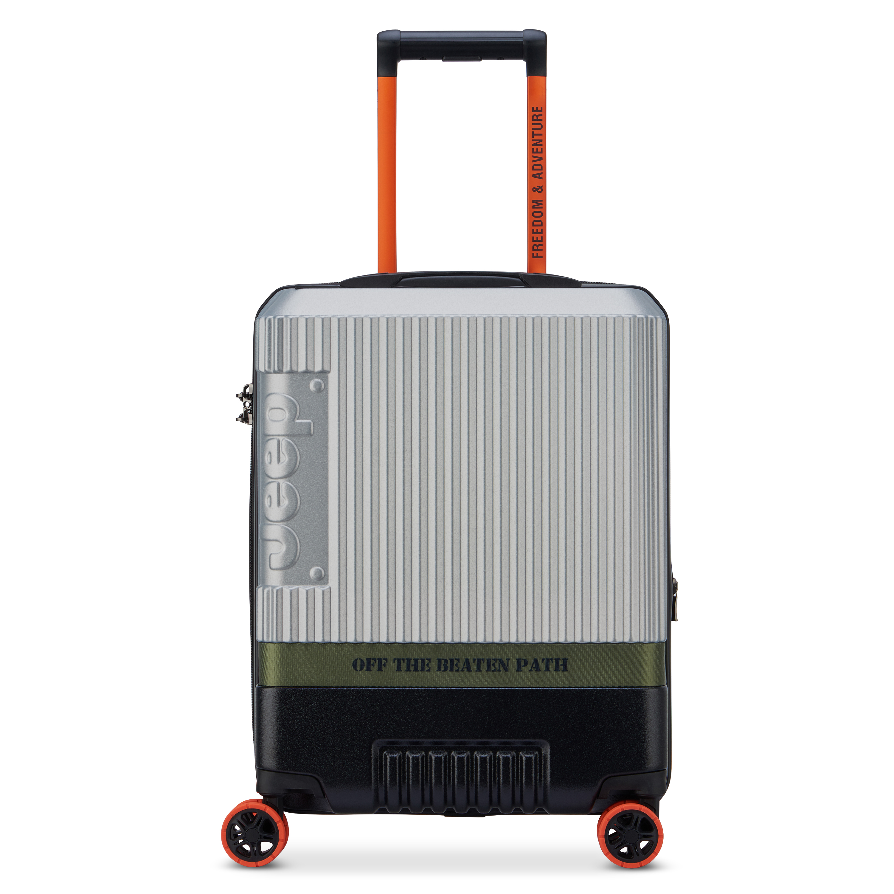 Jeep JH001A Expandable S Valies 41l Zilver 55x35x26 cm