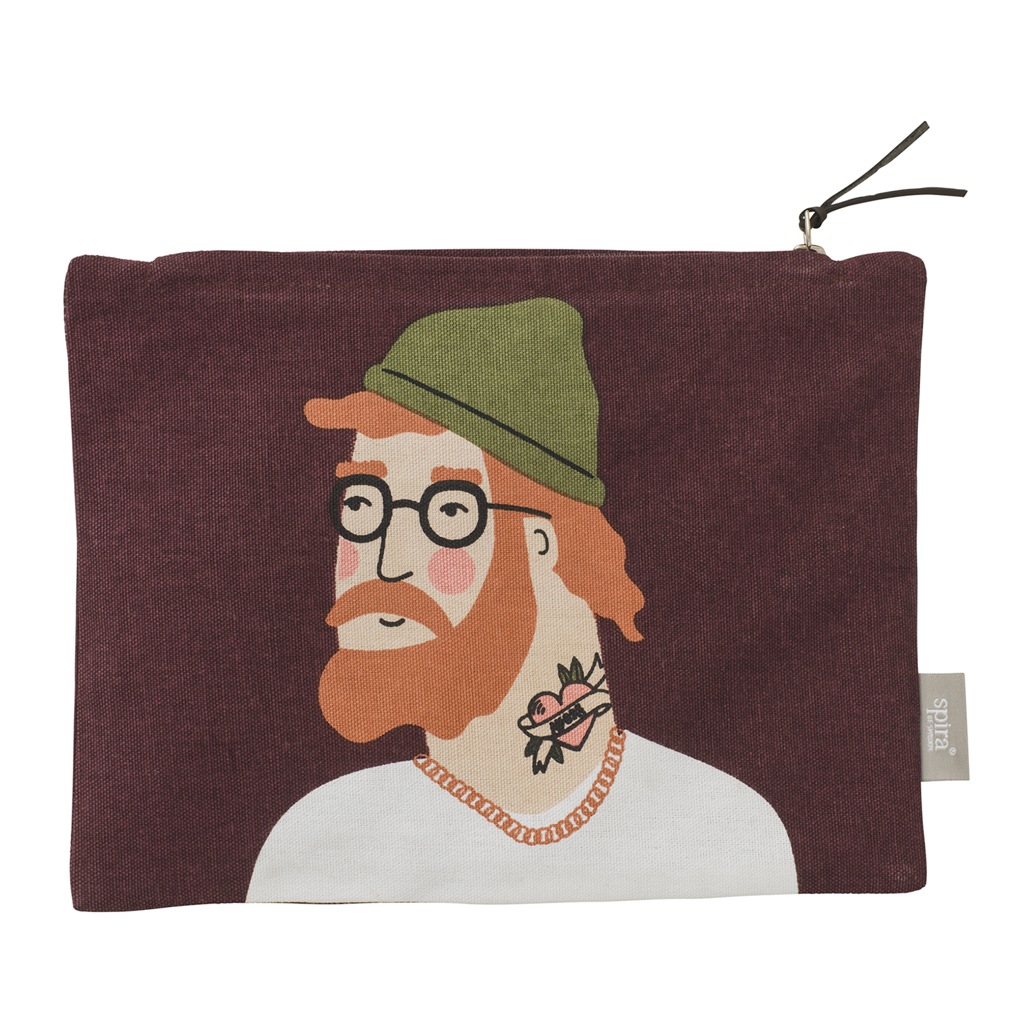 Spira of Sweden Toilettas Kompisar Aron 25x19 cm - Katoen