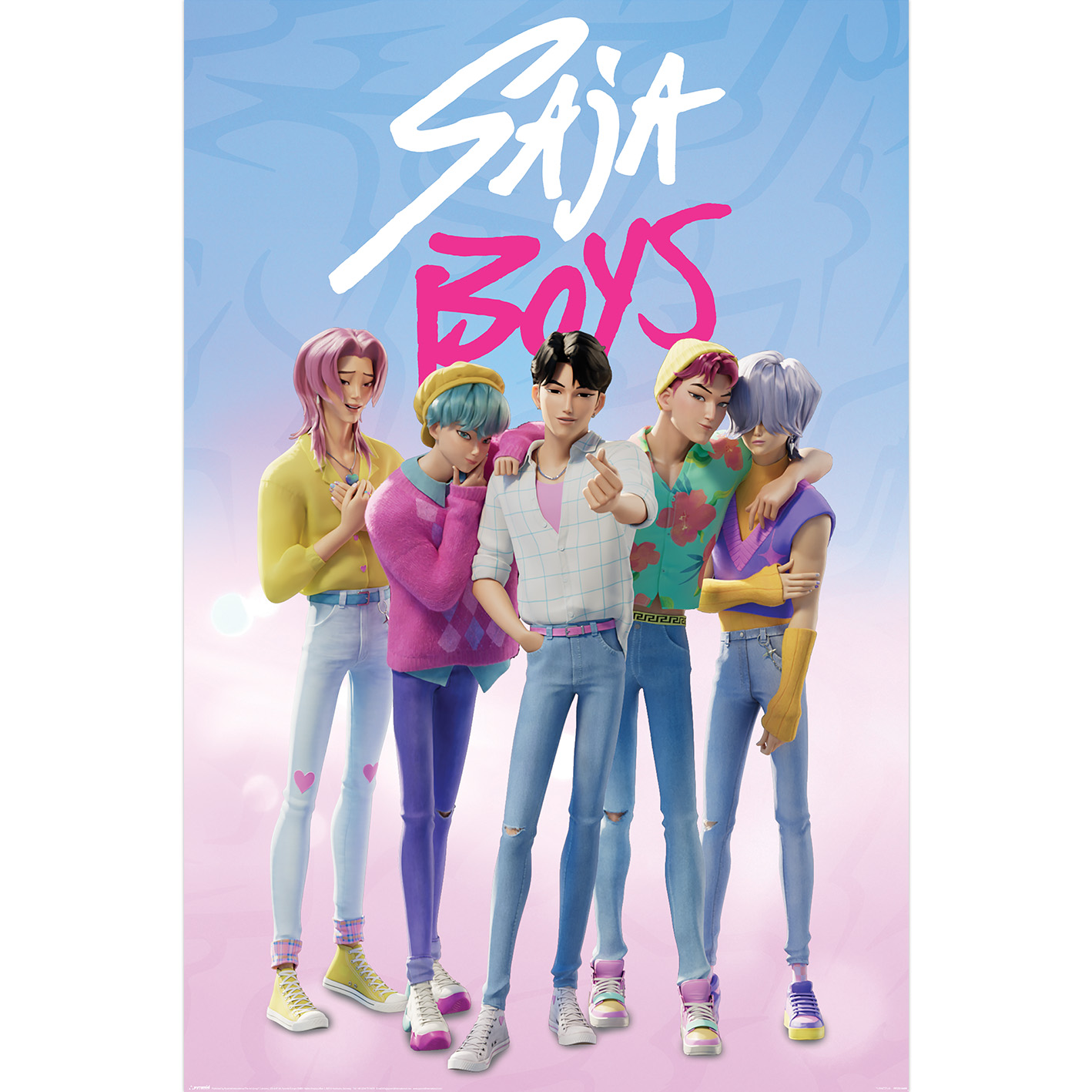 KPop Demon Hunters Maxi Poster Saja Boys 61x91 cm