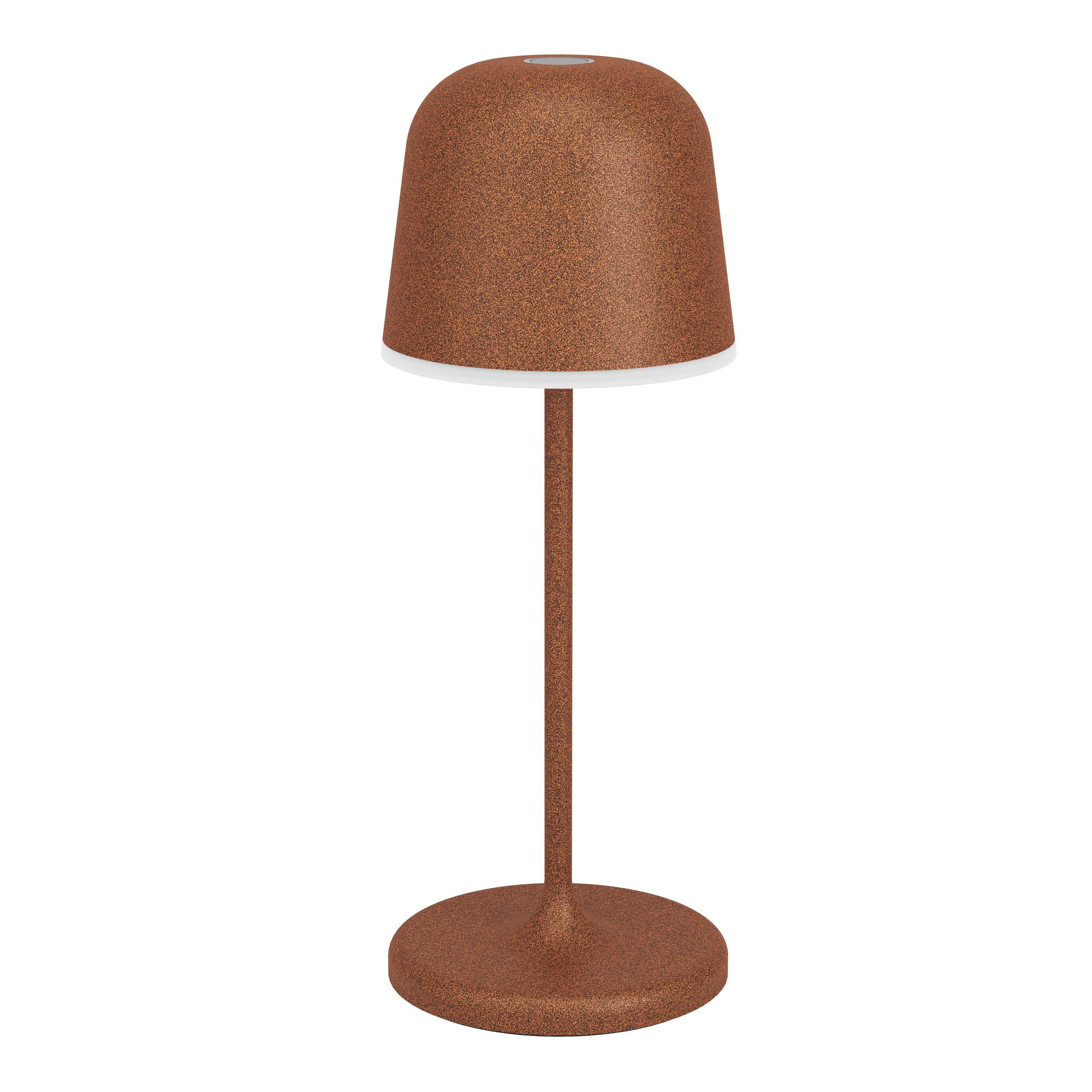 Eglo Mannera-S Tafellamp Roestbruin 1.8W 170lm 2500/3000/4000K IP54 Oplaadbaar