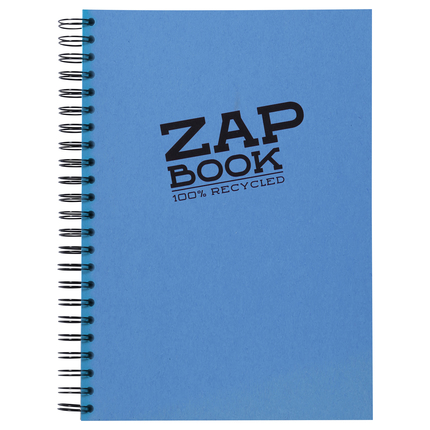 Clairefontaine Zap Book A4 80 g - Spiraal - 160 pag. - assorti - Prijs per Stuk