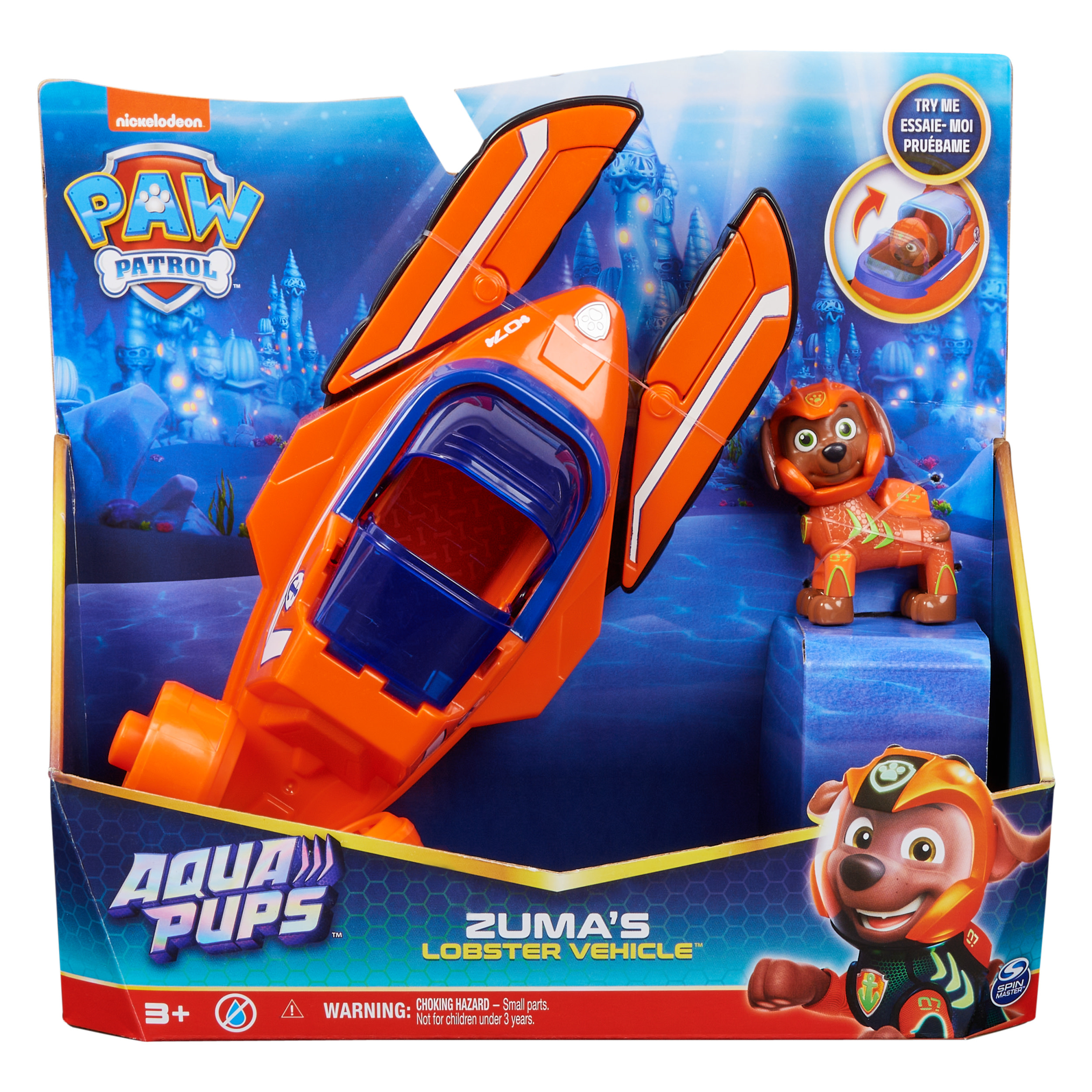 PAW Patrol Aqua Pups, Deluxe Voertuig Zuma