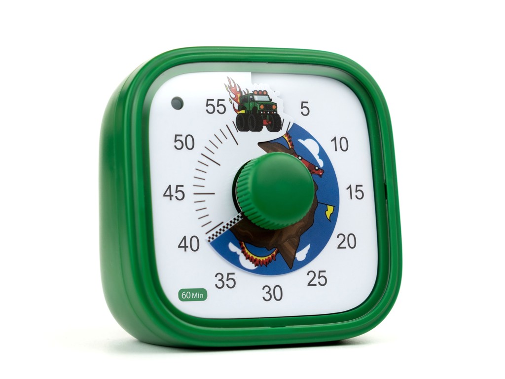 Brainstream Visual Timer Tick Tock Truck - 8.5x9.5x5 cm - Timer voor Kinderen - tot 60 min.