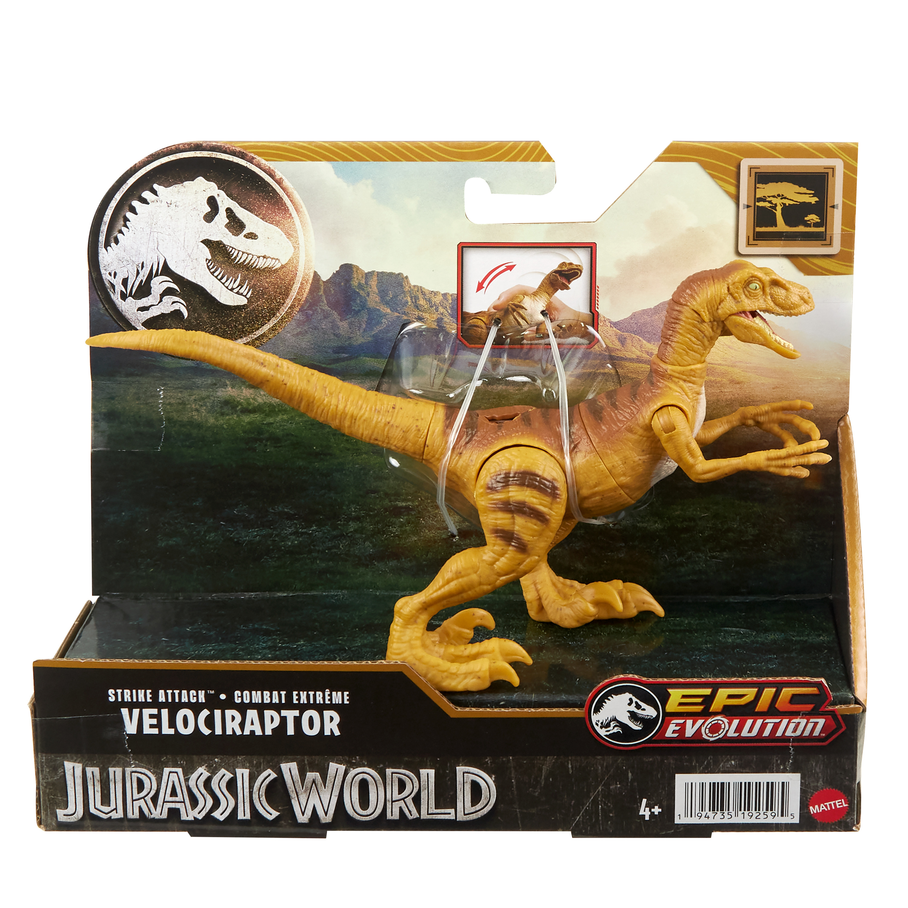 Jurassic World Chaos Theory Strike Attack 4  - assorti - prijs per stuk