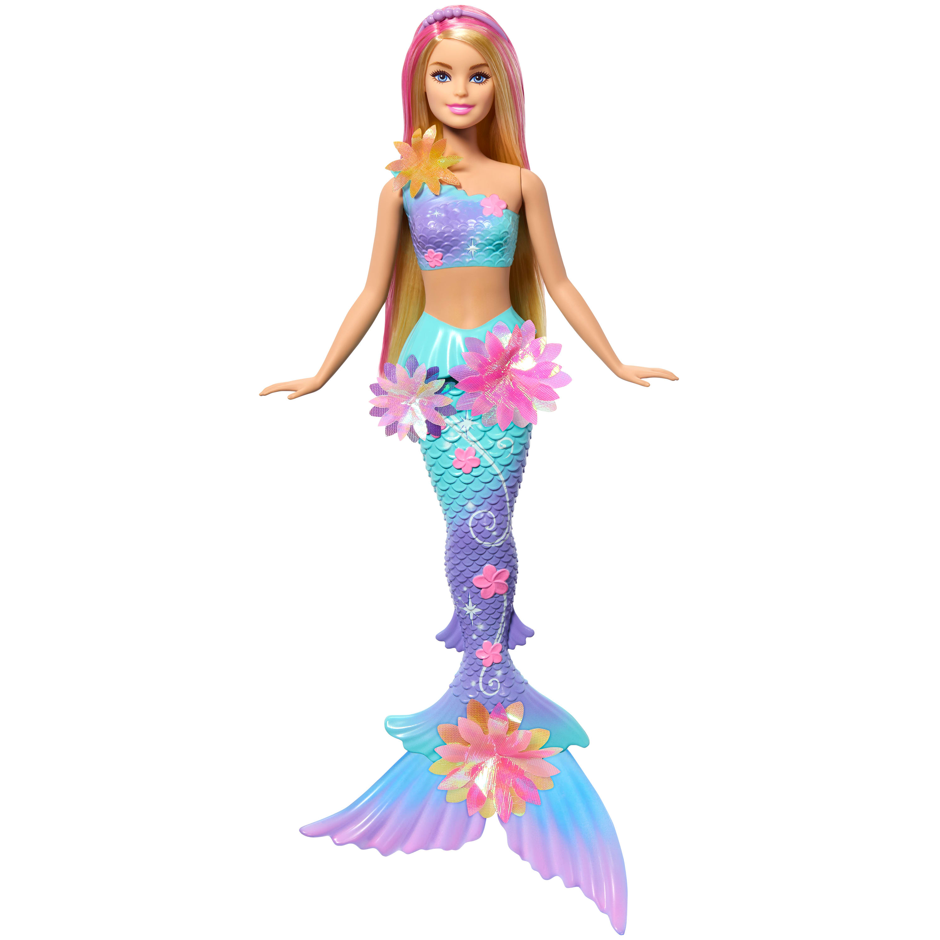 Barbie Flower Magic Mermaid, Colorchange bloemen