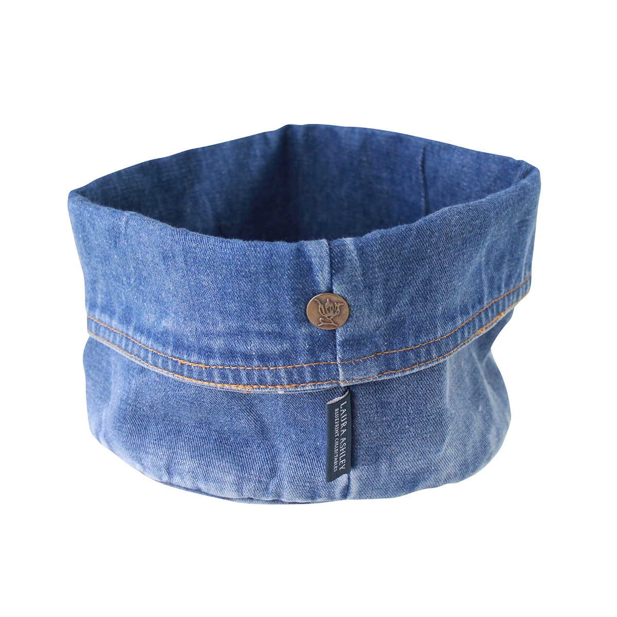 Laura Ashley Broodmand 17x11 cm - Jeans Katoen