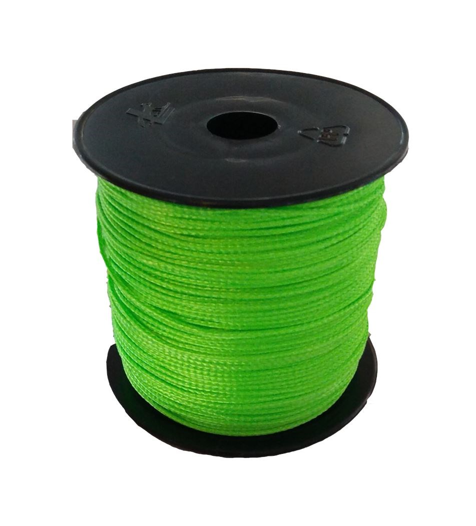 Ledent Metskoord 1 mm 100 meter Fluogroen