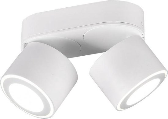 Trio Taurus Opbouwspot Led Mat Wit 2x 5W 3000K 450Lm